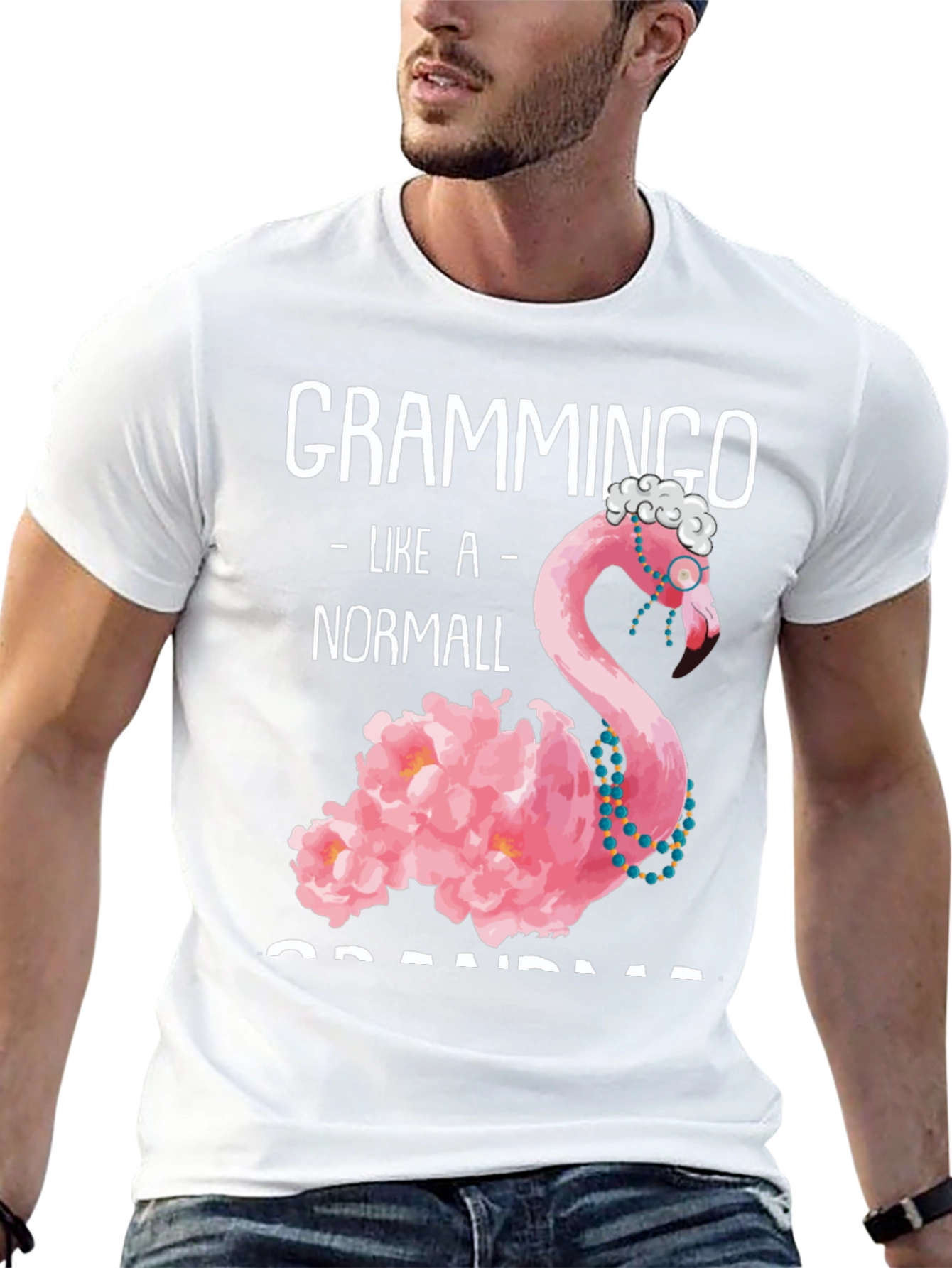 Grammingo Grandma T-Shirt - Flamingo Lover Tee