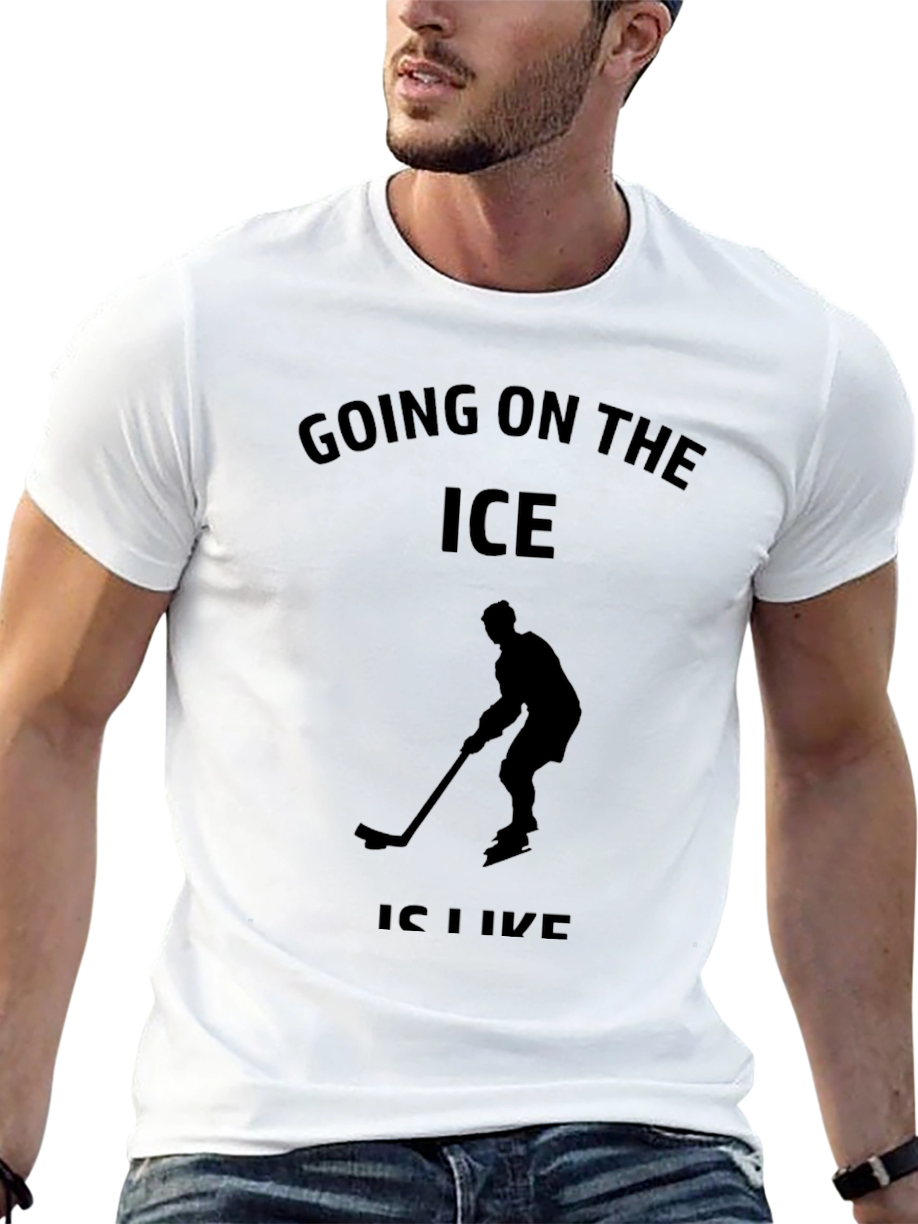 Going On The Ice Hockey T-Shirt