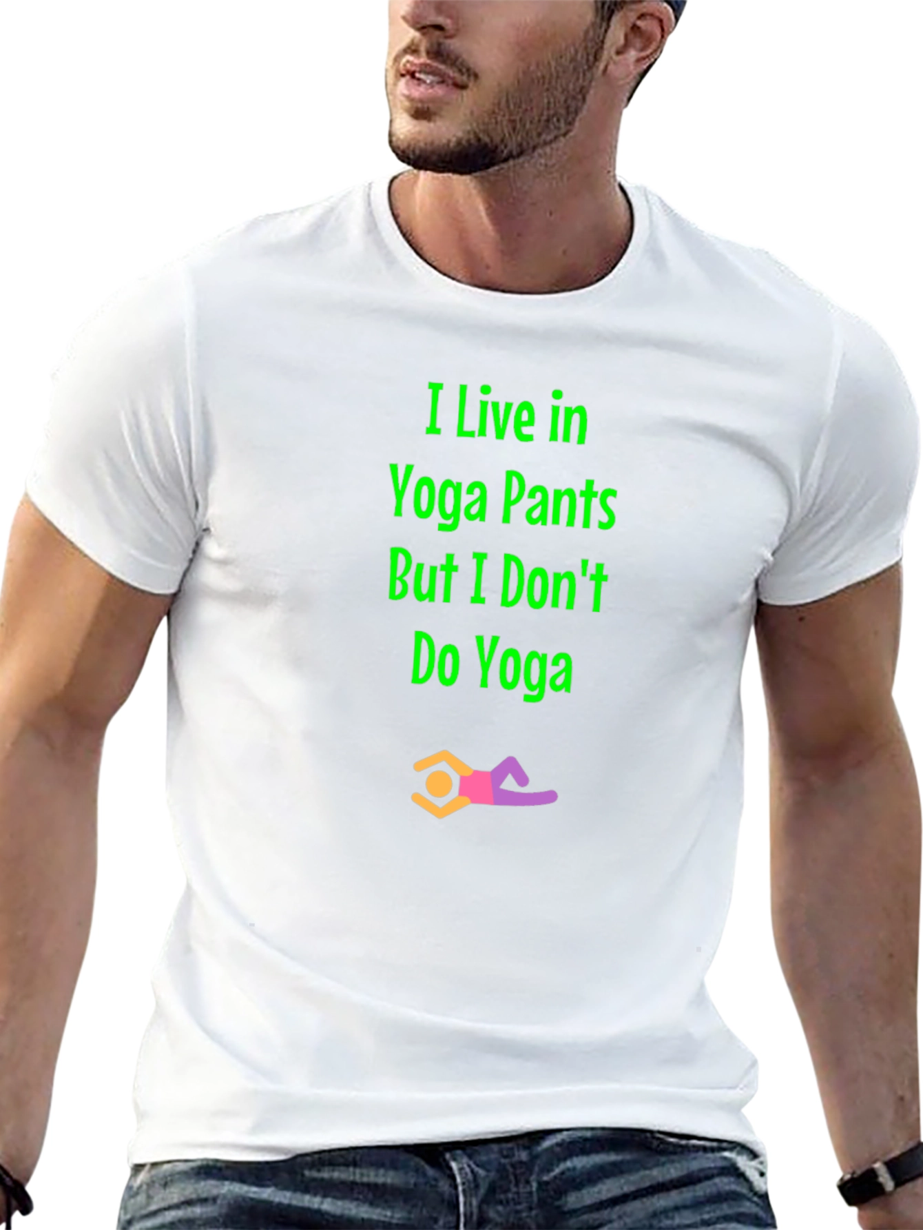 Yoga Pants Humor Tee
