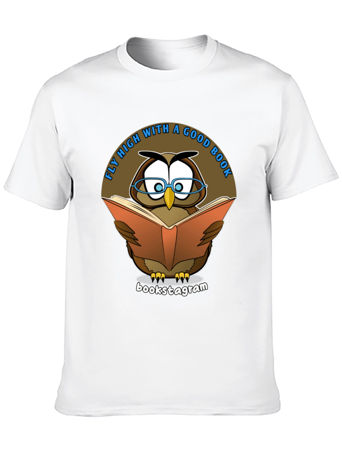 Fly High With A Good Book Owl T-Shirt