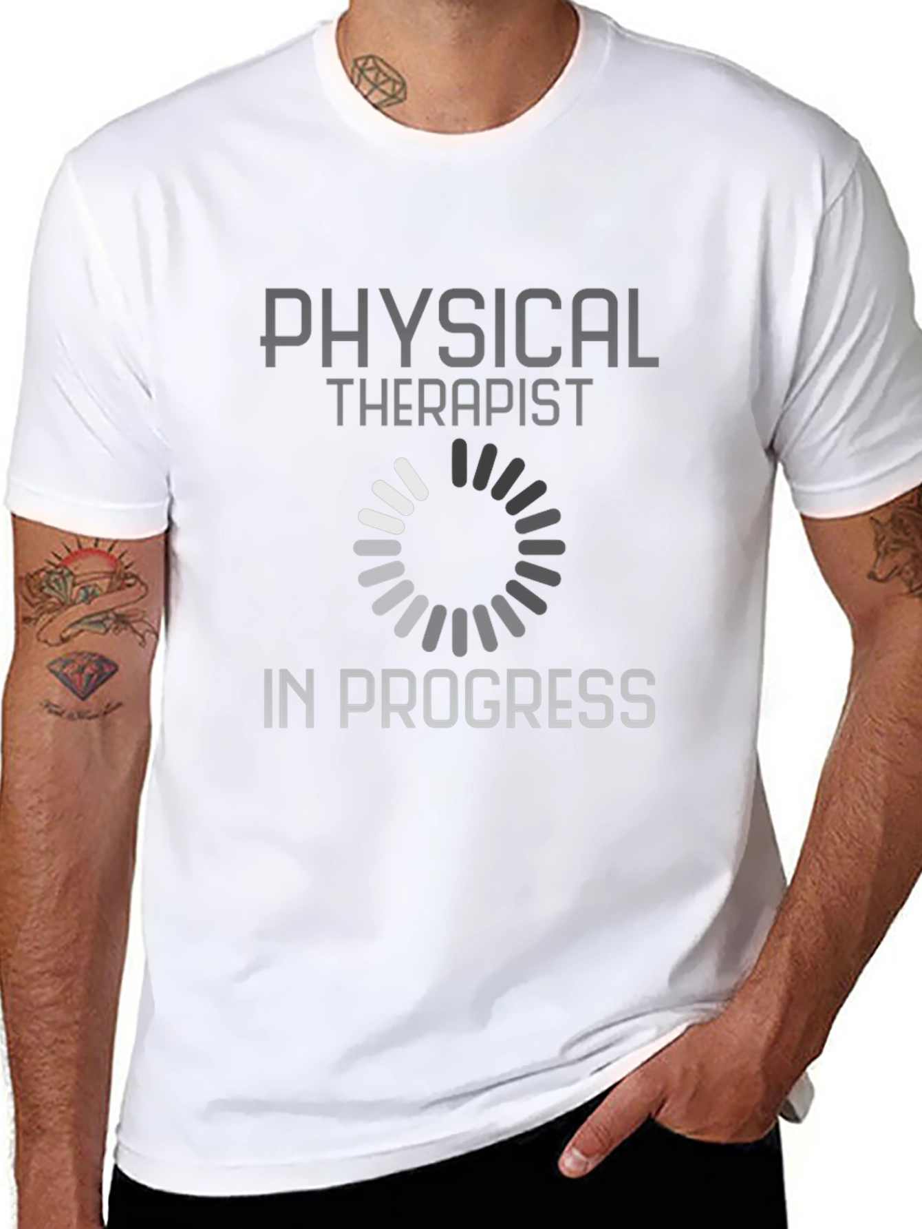 Physical Therapist In Progress Loading T-Shirt
