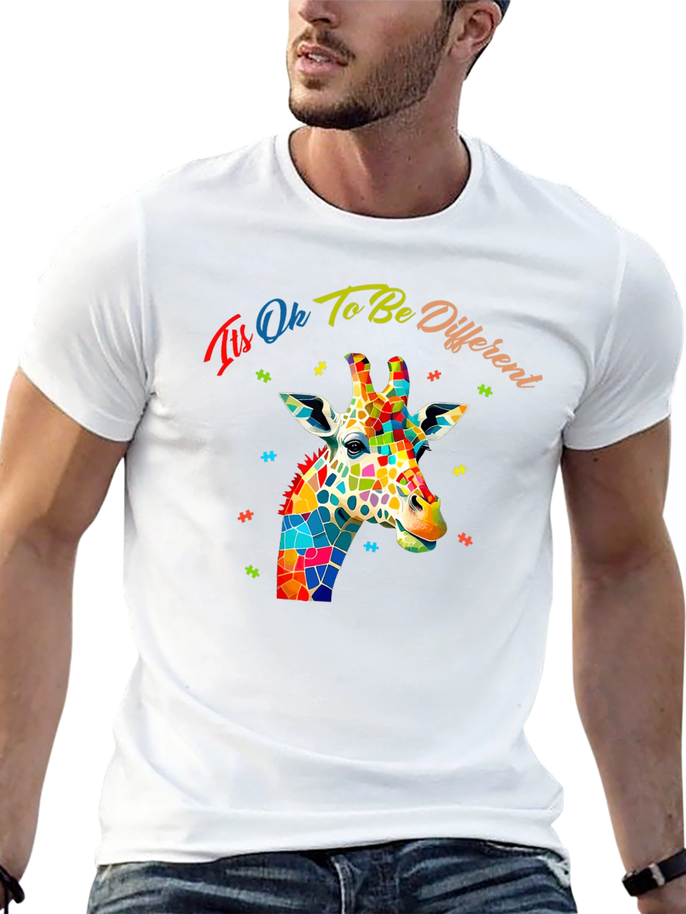 Its Ok To Be Different Giraffe T-Shirt