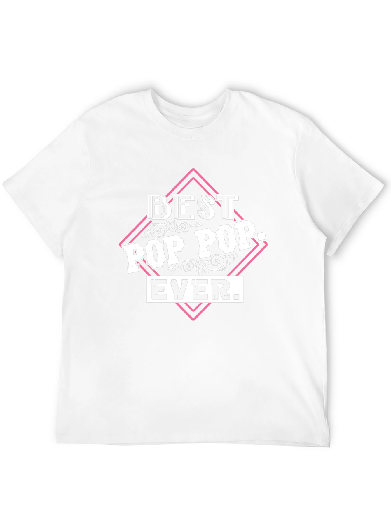 Best Pop Pop Ever Black Graphic T-Shirt