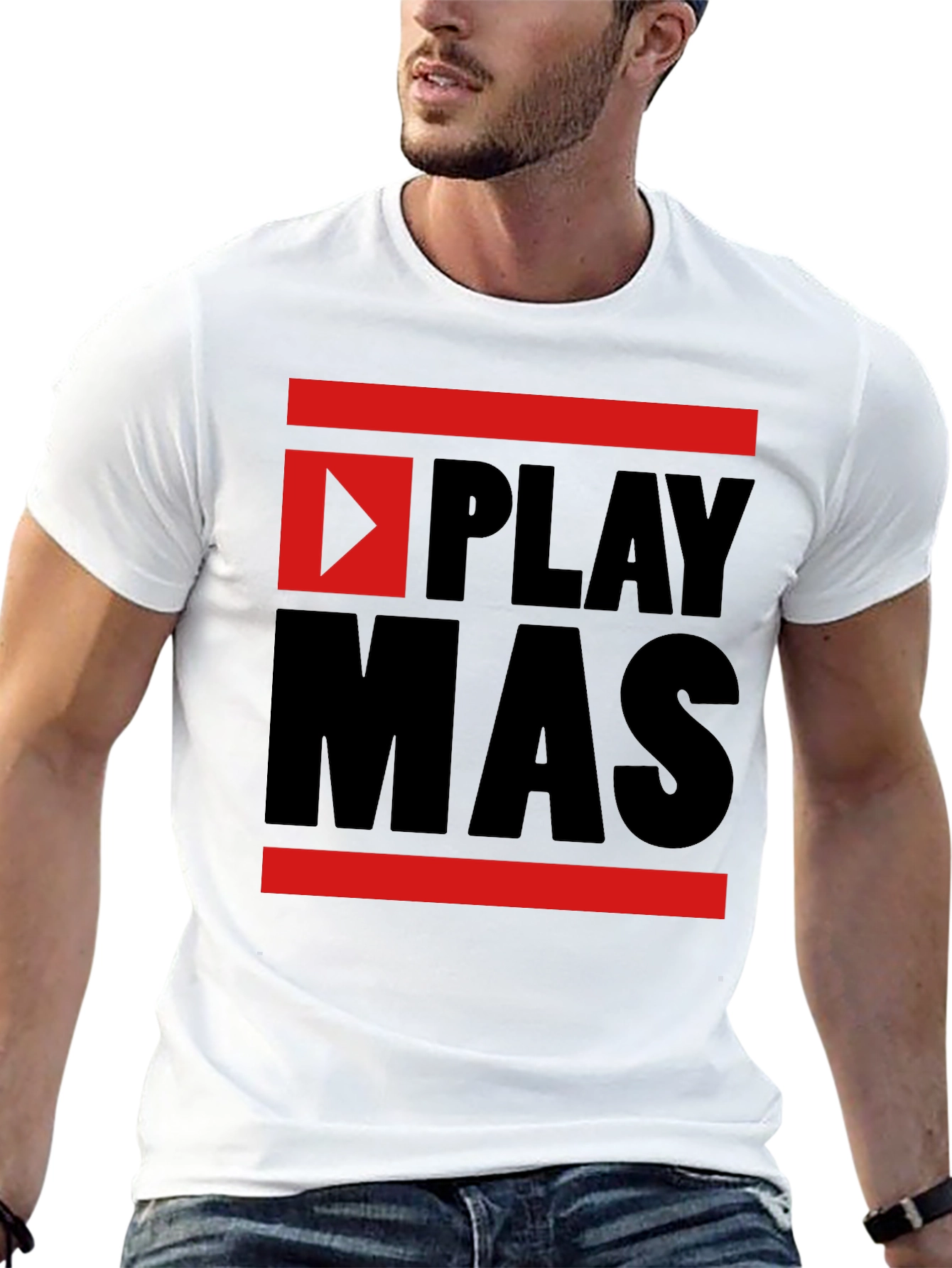 Play Mas T-Shirt - Black
