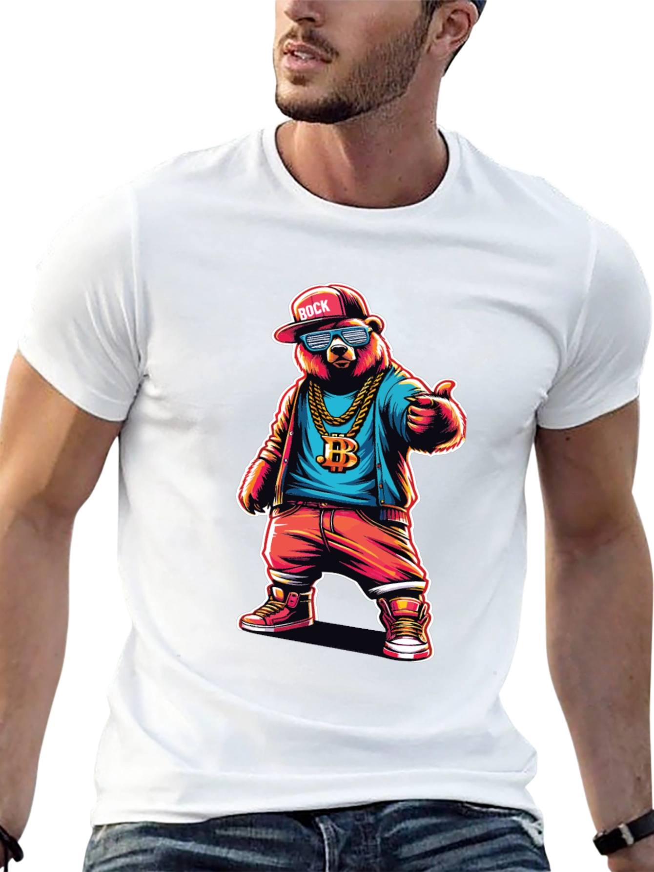 Cool Bear Graphic Tee - Urban Style
