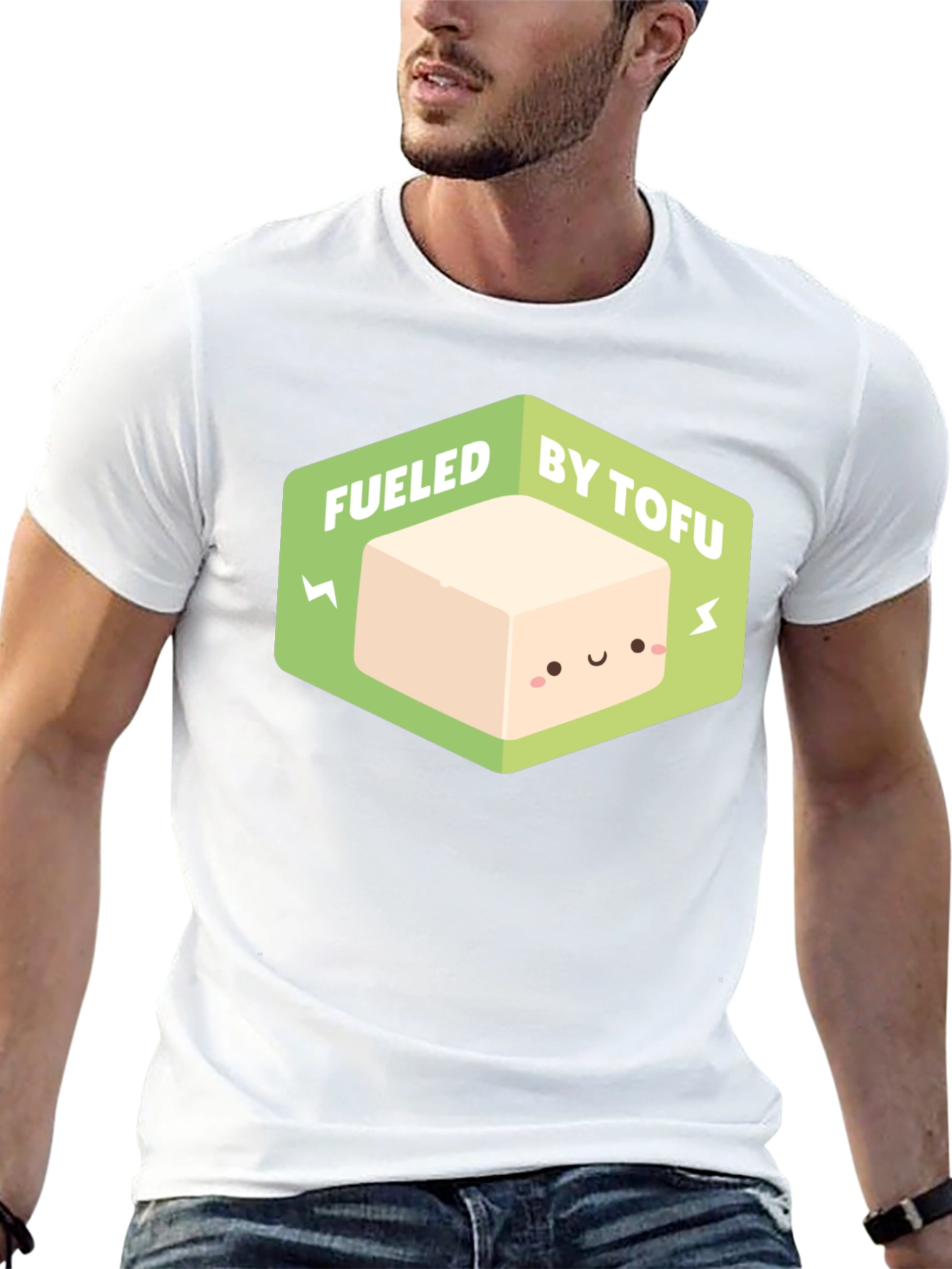 Fueled By Tofu Graphic T-Shirt Vegan Tee