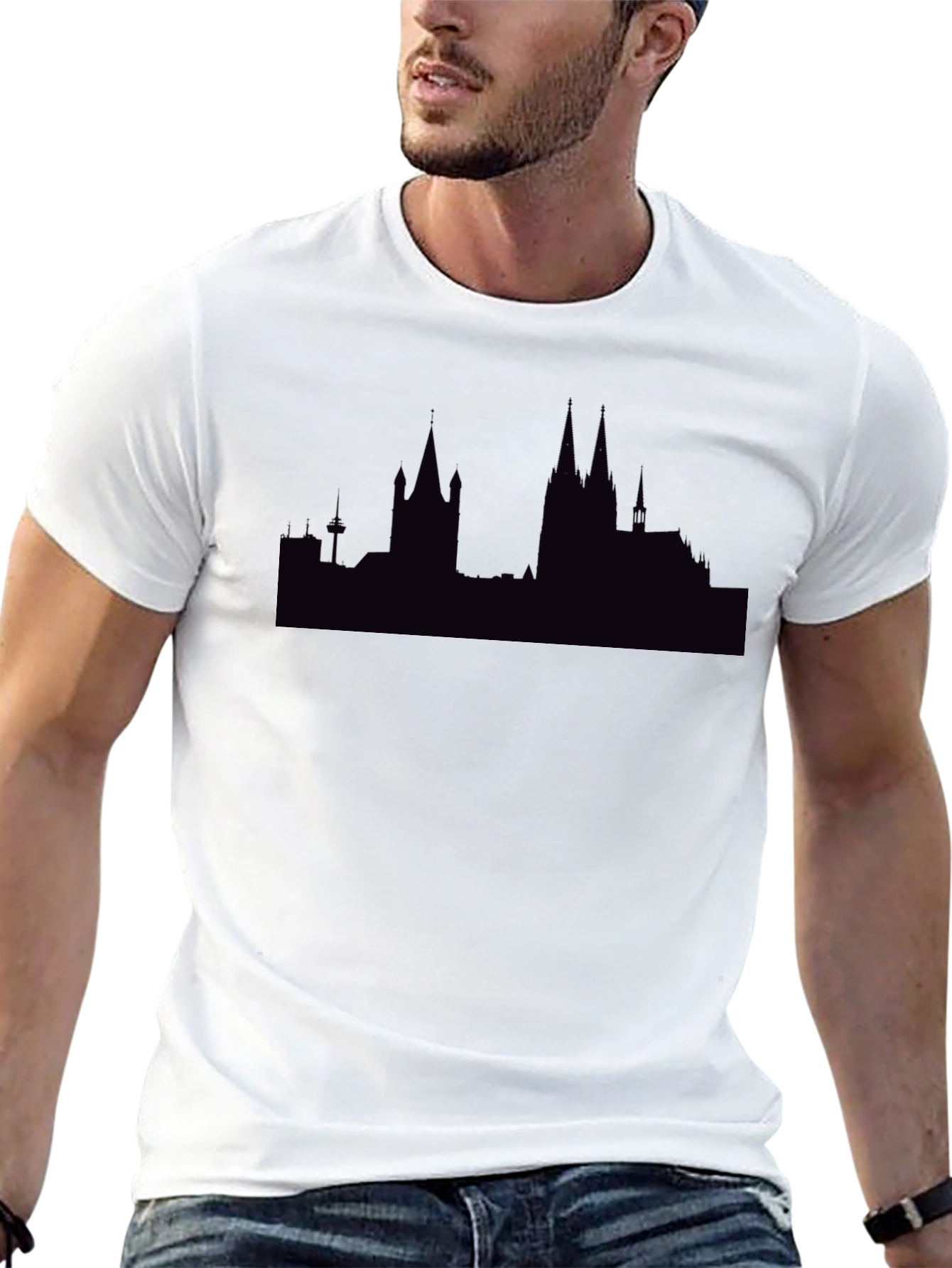 City Silhouette Black T-Shirt