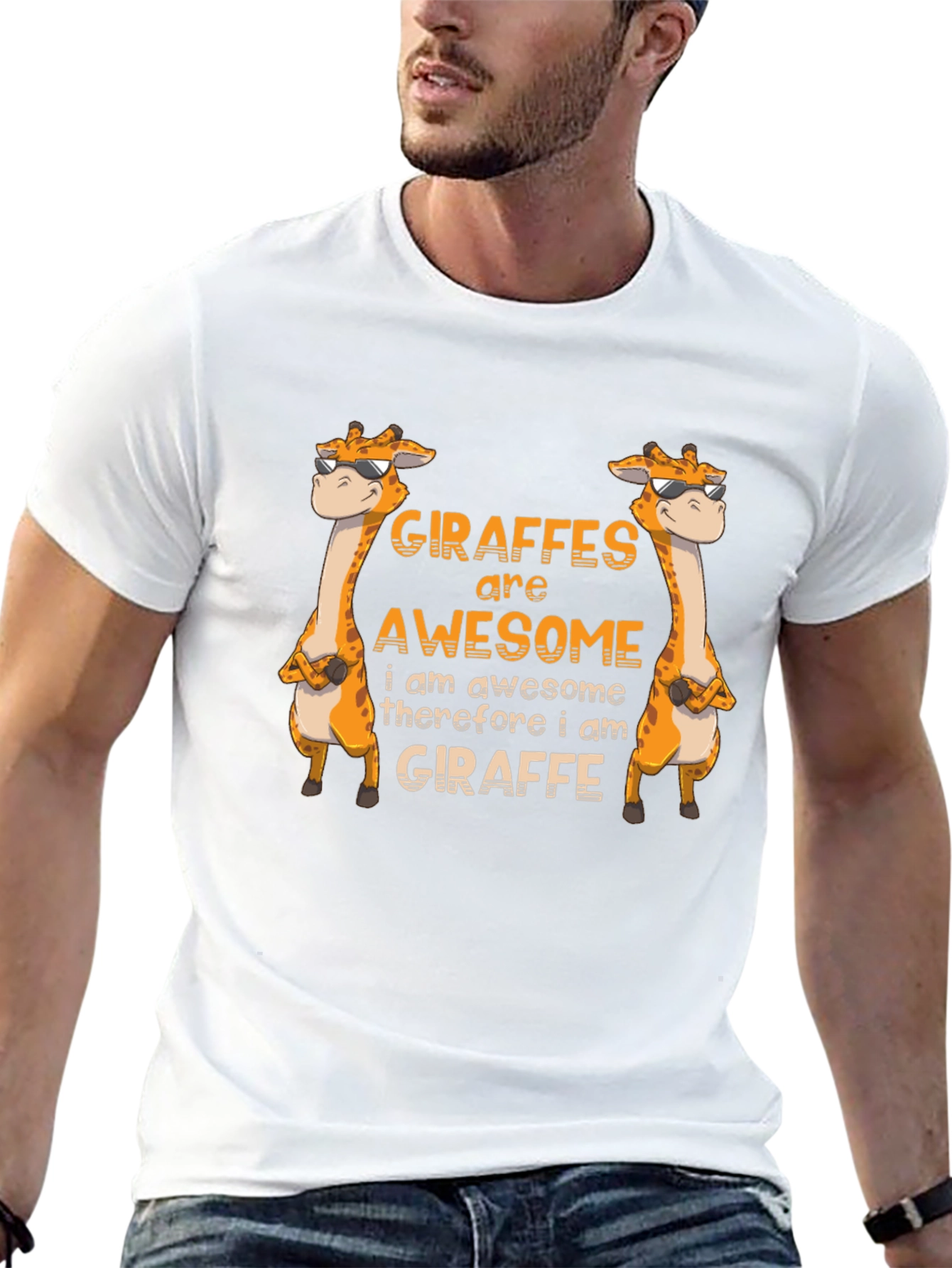 Giraffe Awesome Statement T-Shirt