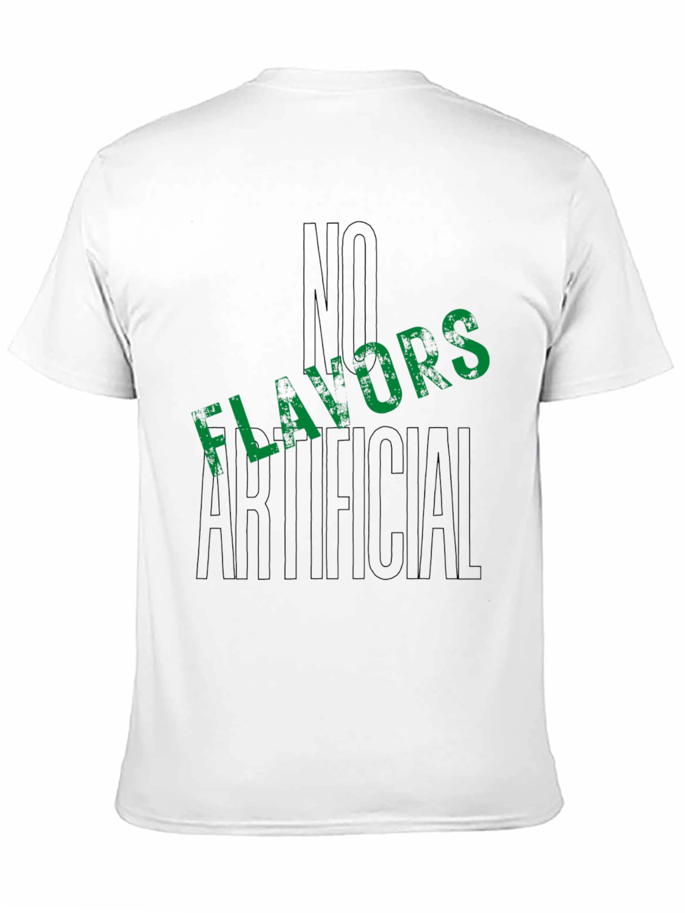 No Artificial Flavors Black T-Shirt
