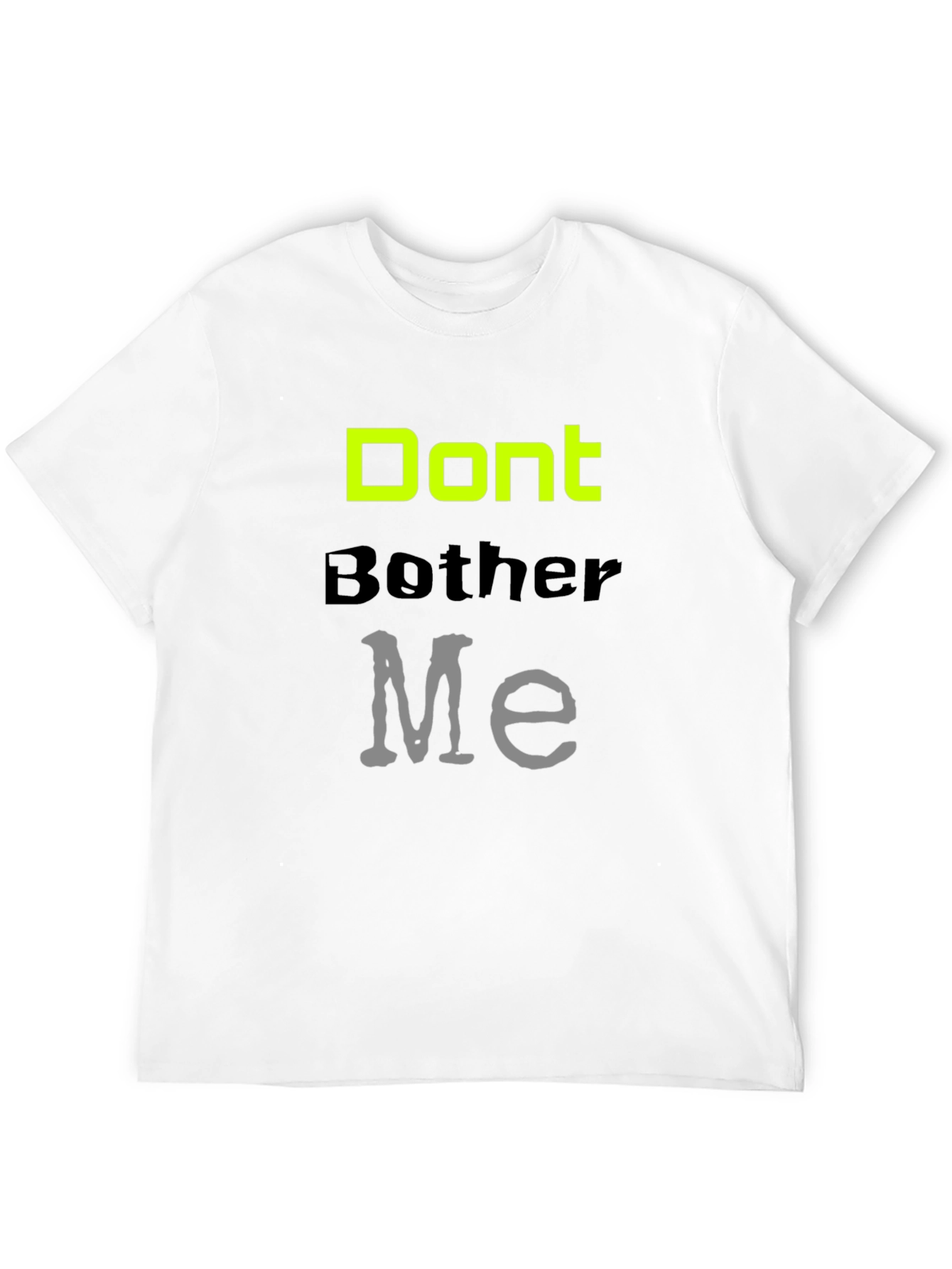 Dont Bother Me Graphic Tee - Black
