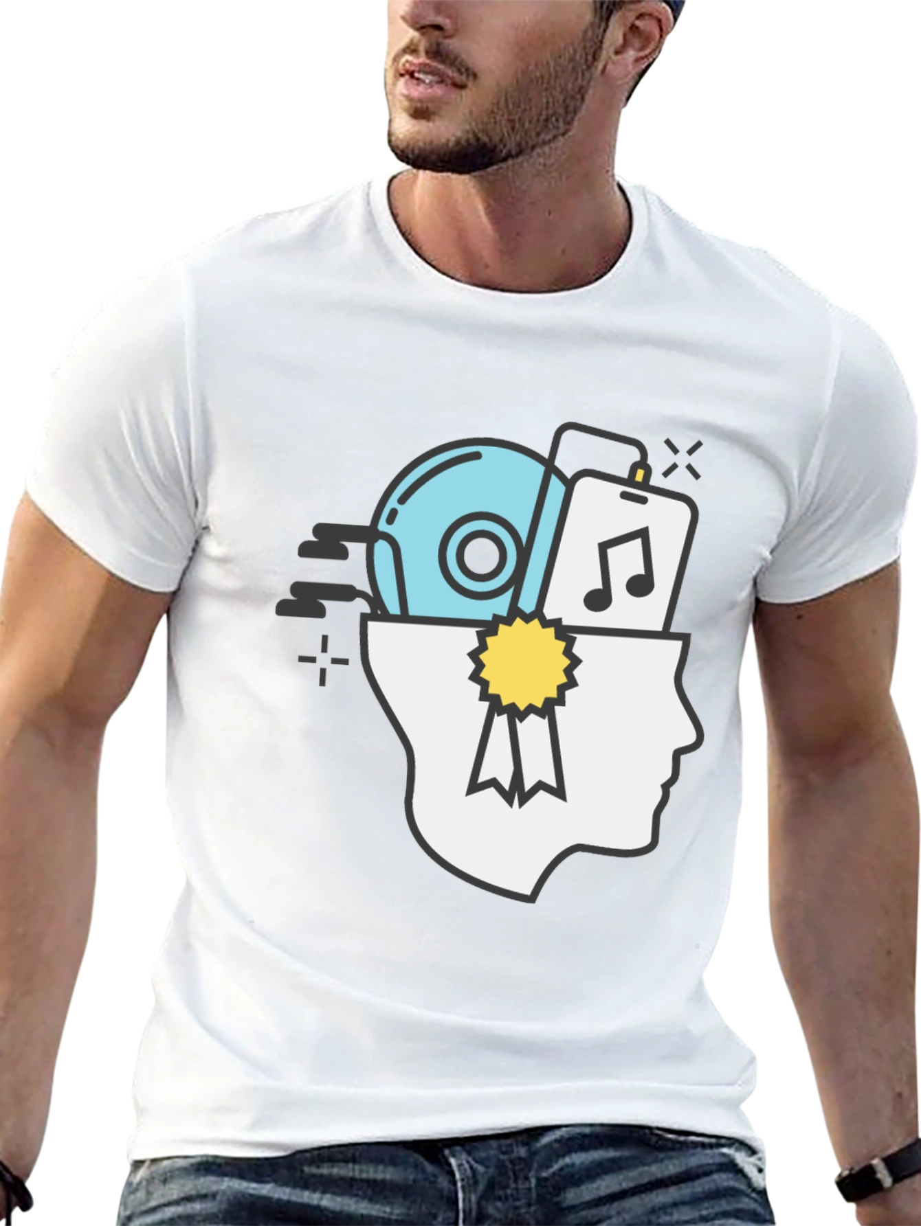 Creative Mind T-Shirt - Music Lover Design