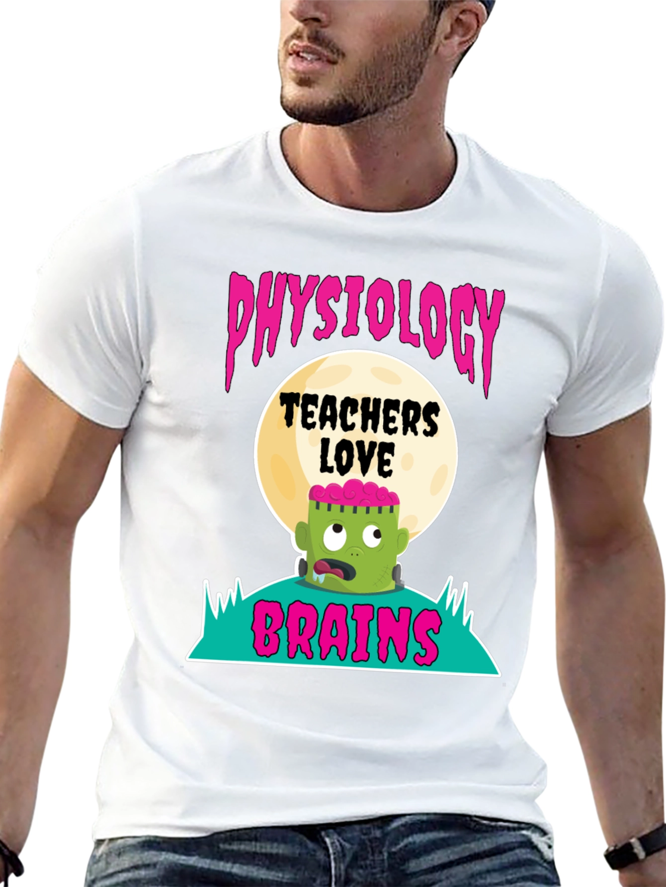 Physiology Teachers Love Brains T-Shirt - Halloween Tee