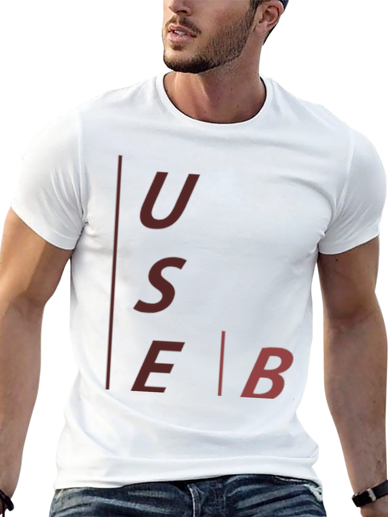 Use Black Graphic Tee