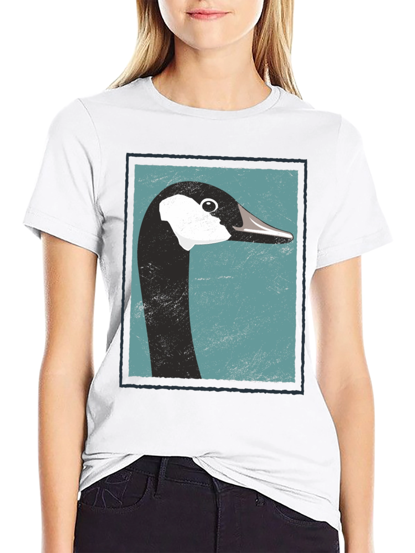 Goose Graphic Tee - Black