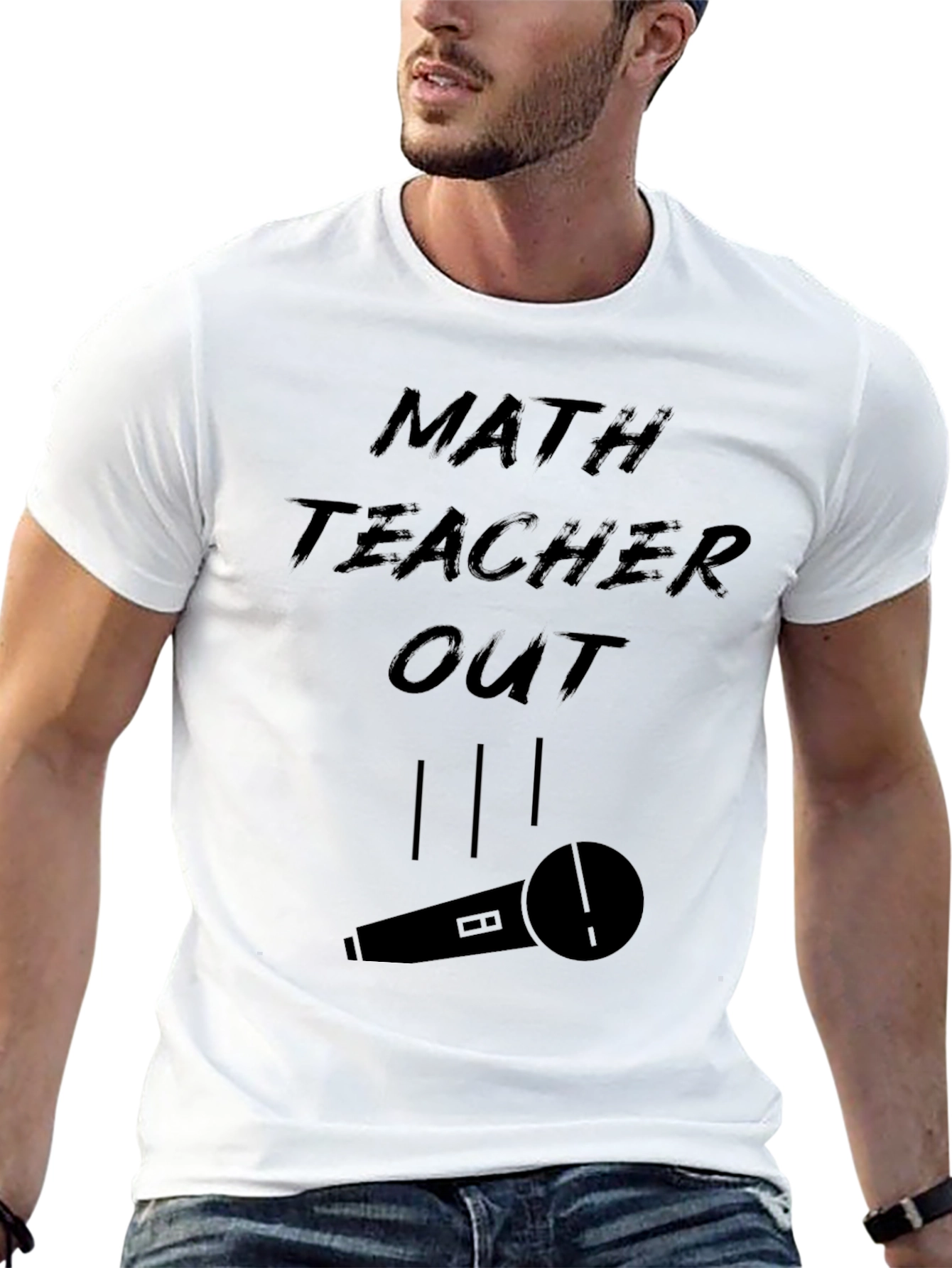 Math Teacher Out Graphic Tee