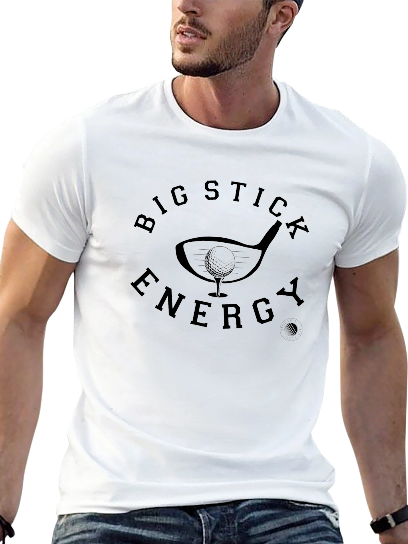 Big Stick Energy Golf T-Shirt