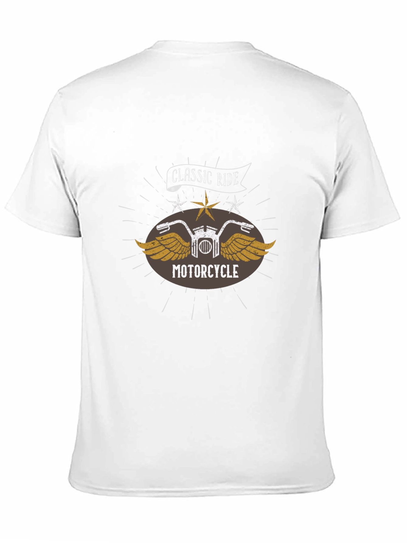 Classic Ride Motorcycle Graphic T-Shirt - Black
