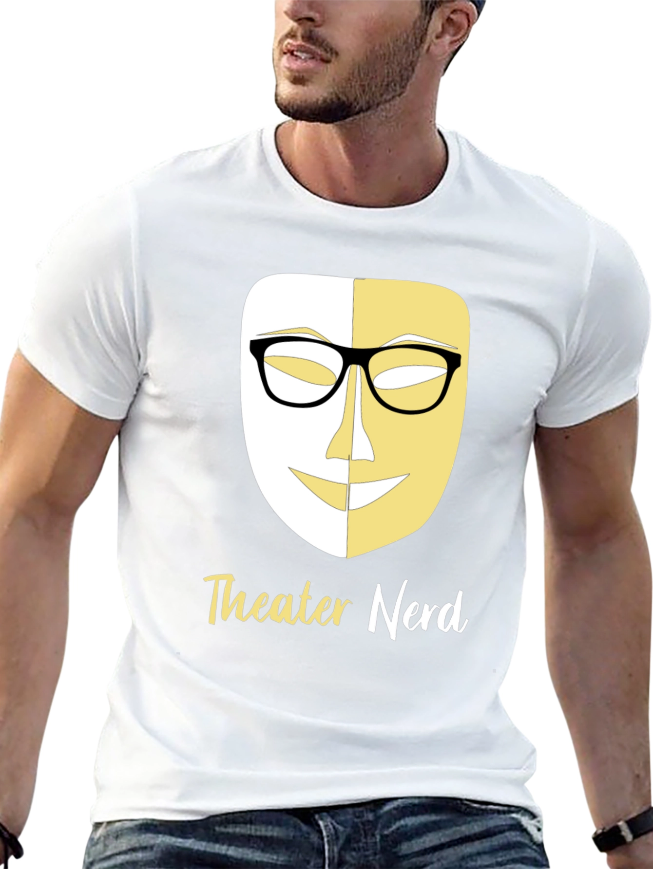 Theater Nerd T-Shirt - Comedy & Tragedy Mask Design