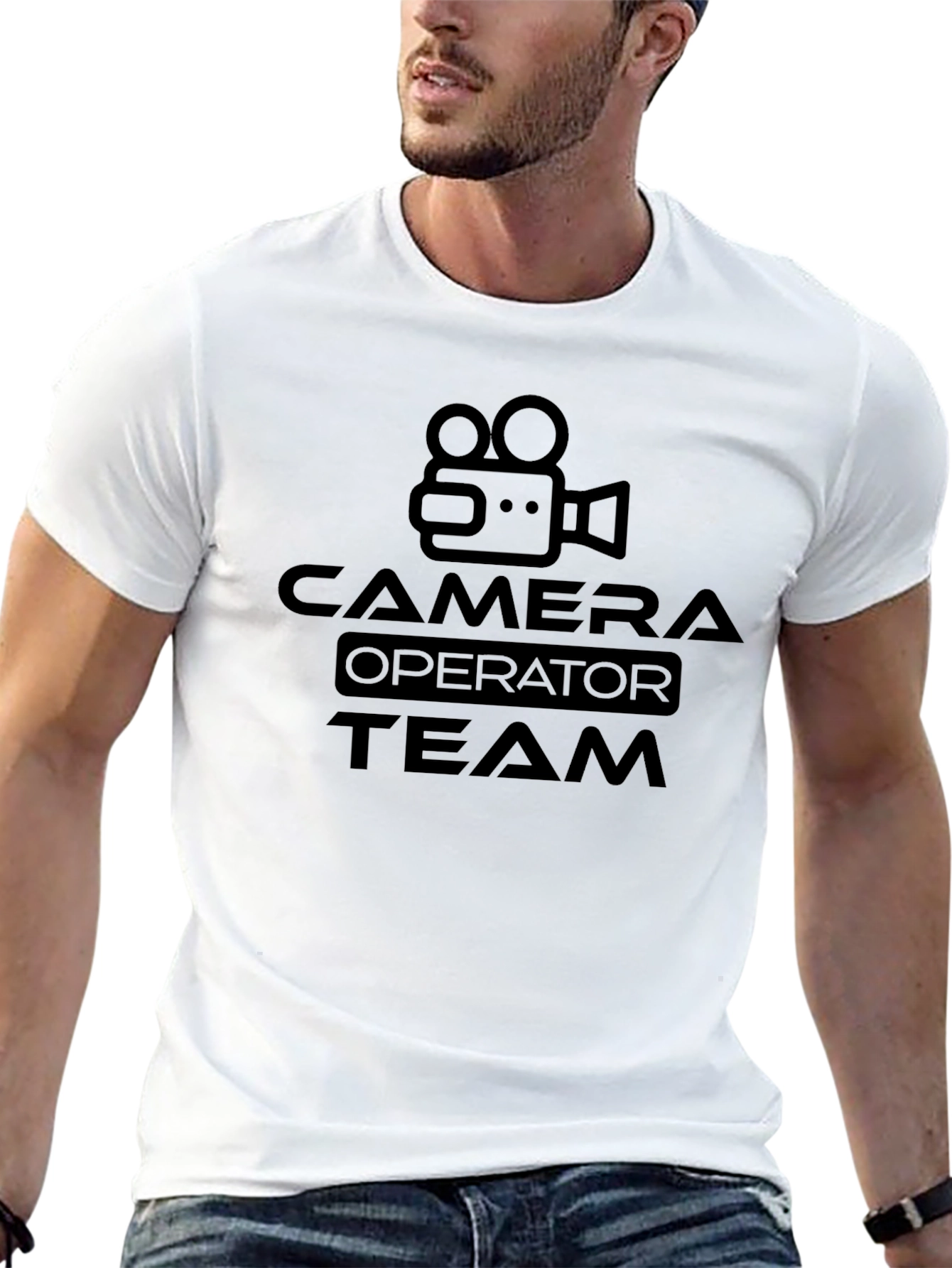 Camera Operator Team Black T-Shirt