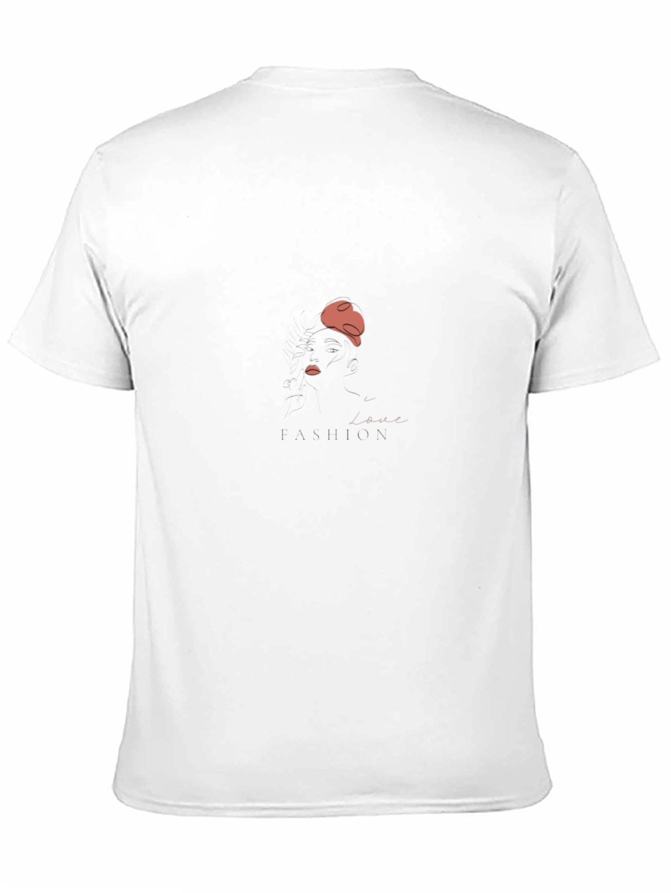 Modern Black T-Shirt with Abstract Facial Design