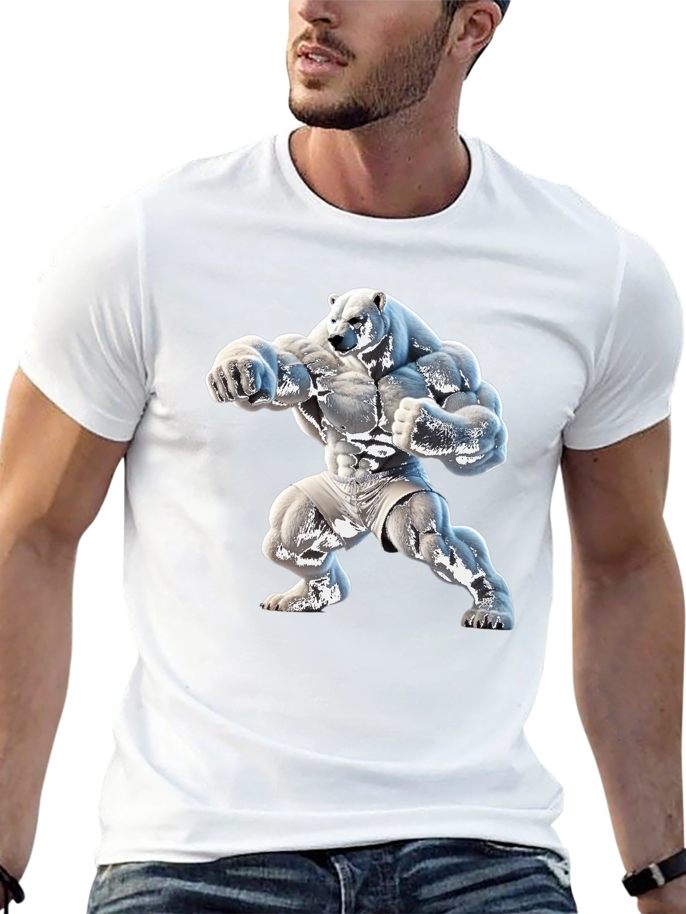 Muscle Bear Black T-Shirt: Unleash Your Inner Beast!