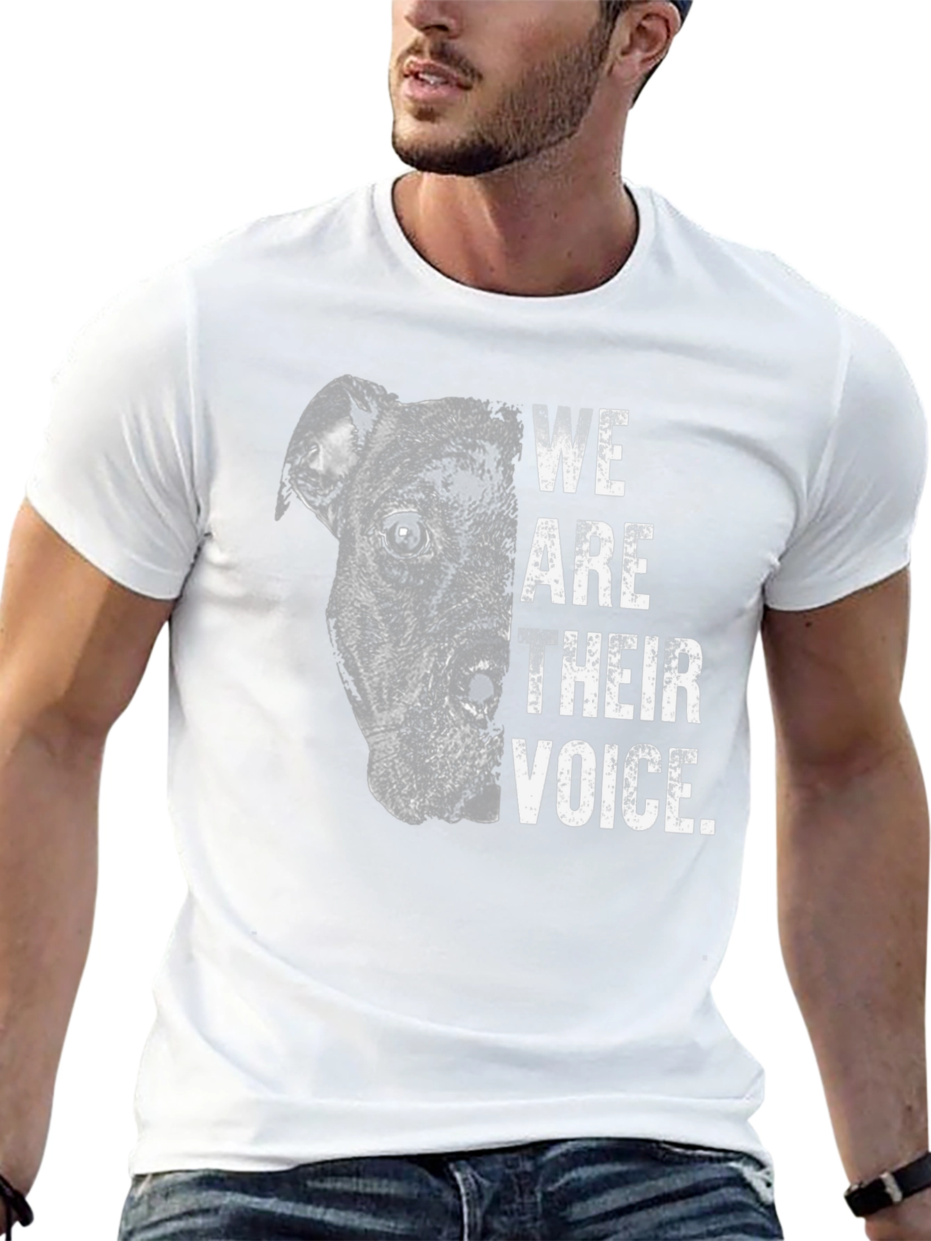 We Are Their Voice Dog Graphic Tee