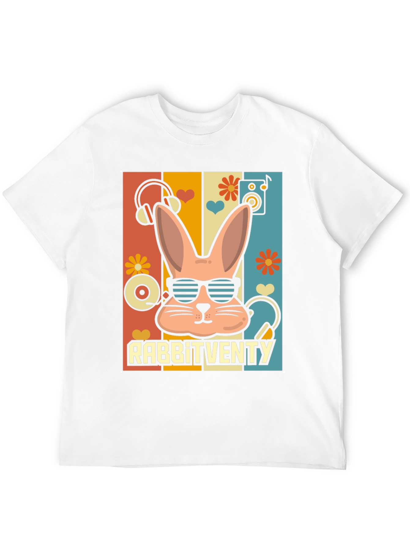 Retro Rabbitventy Graphic Tee