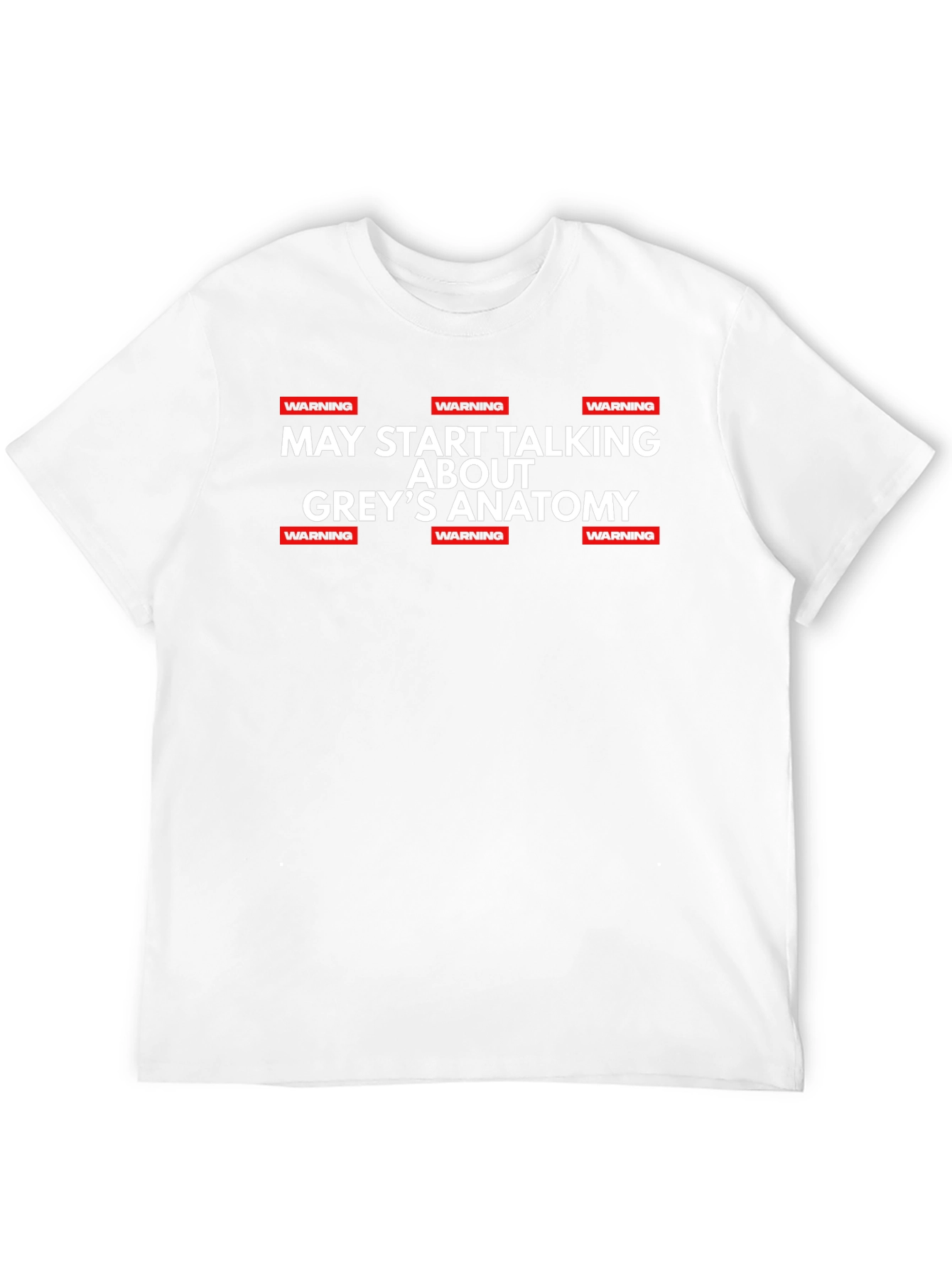 Greys Anatomy Warning T-Shirt