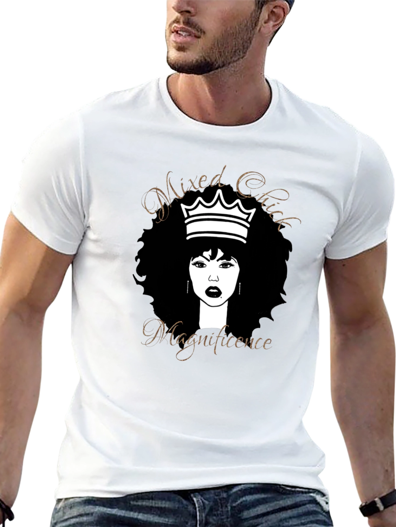Mixed Chick Magnificence Black T-Shirt