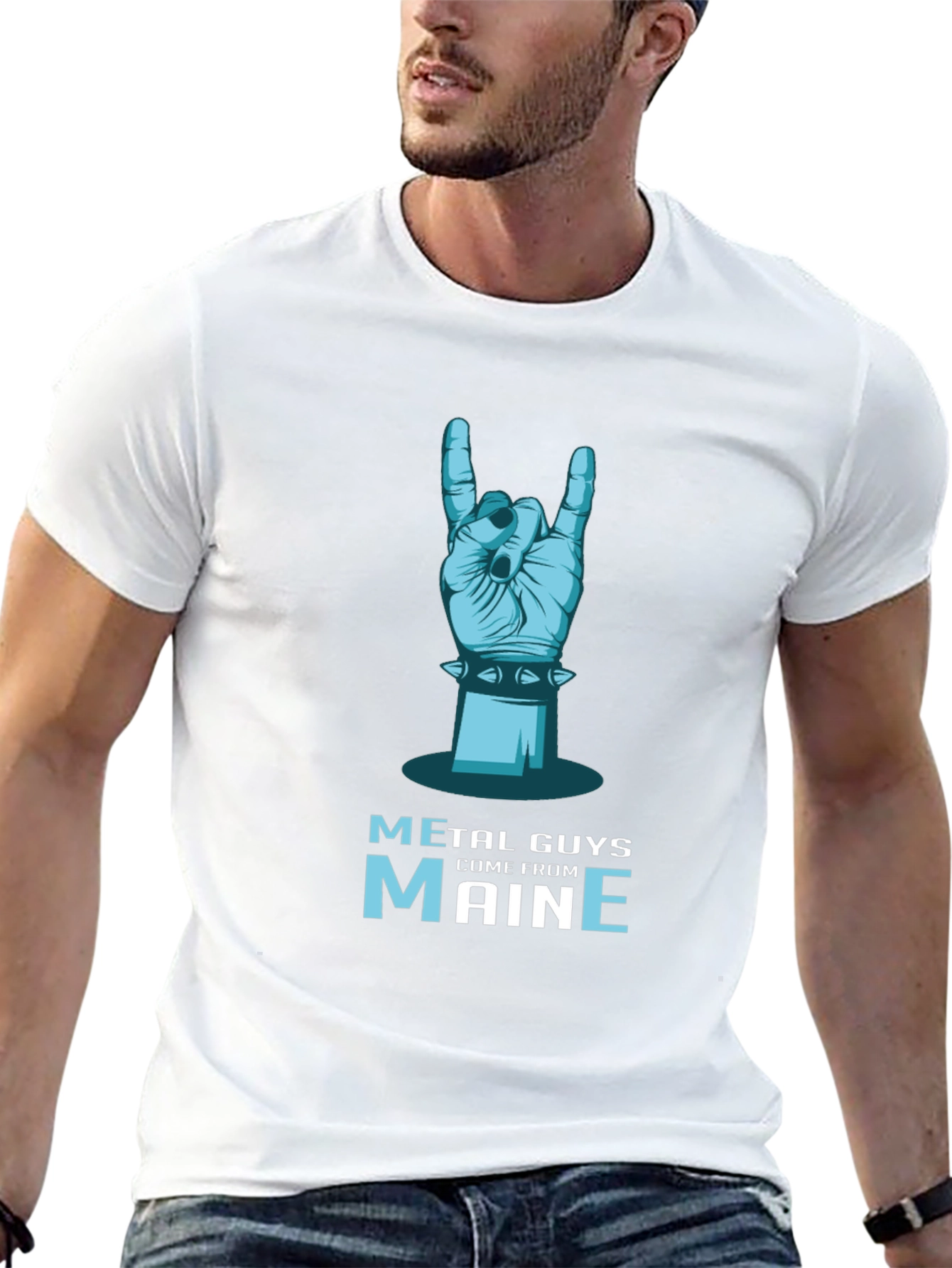 Metal Guys from Maine Graphic T-Shirt