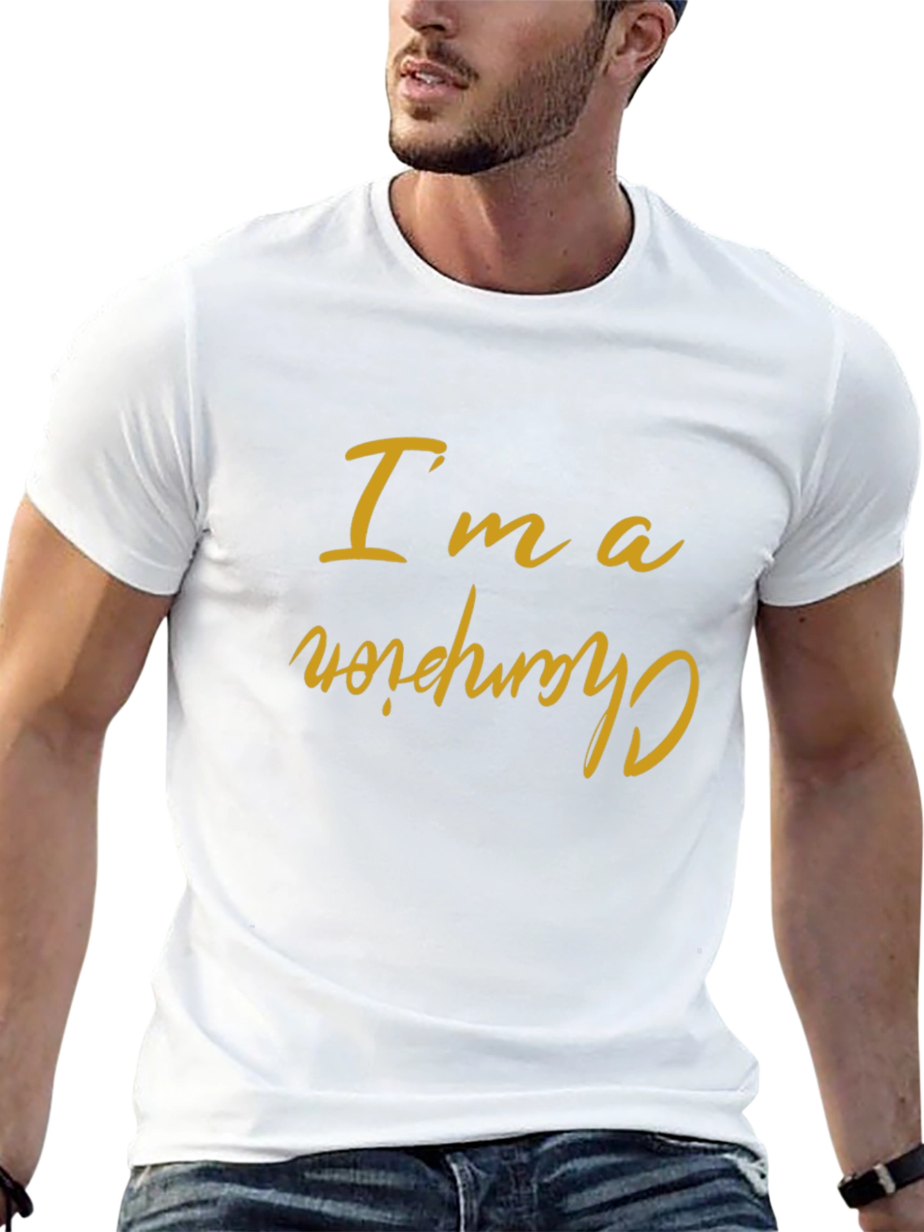 Im a Champion Graphic T-Shirt - Black