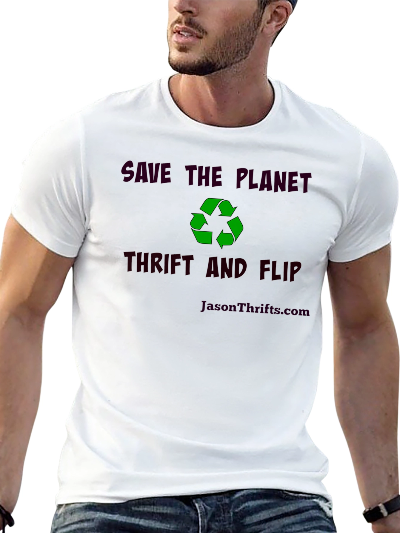 Save the Planet Thrift & Flip T-Shirt