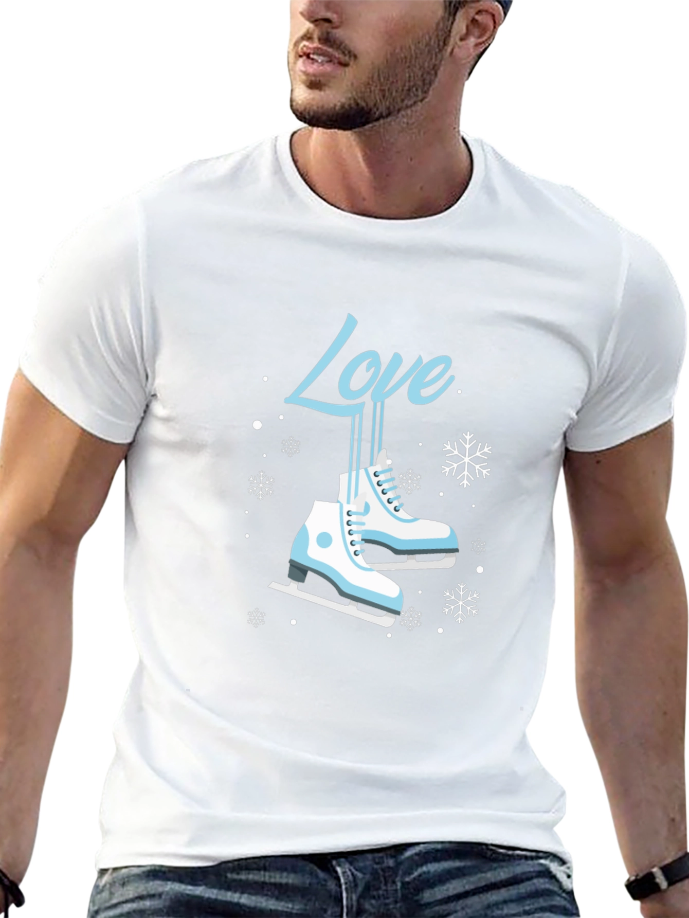 Love Ice Skating T-Shirt - Winter Sports Apparel