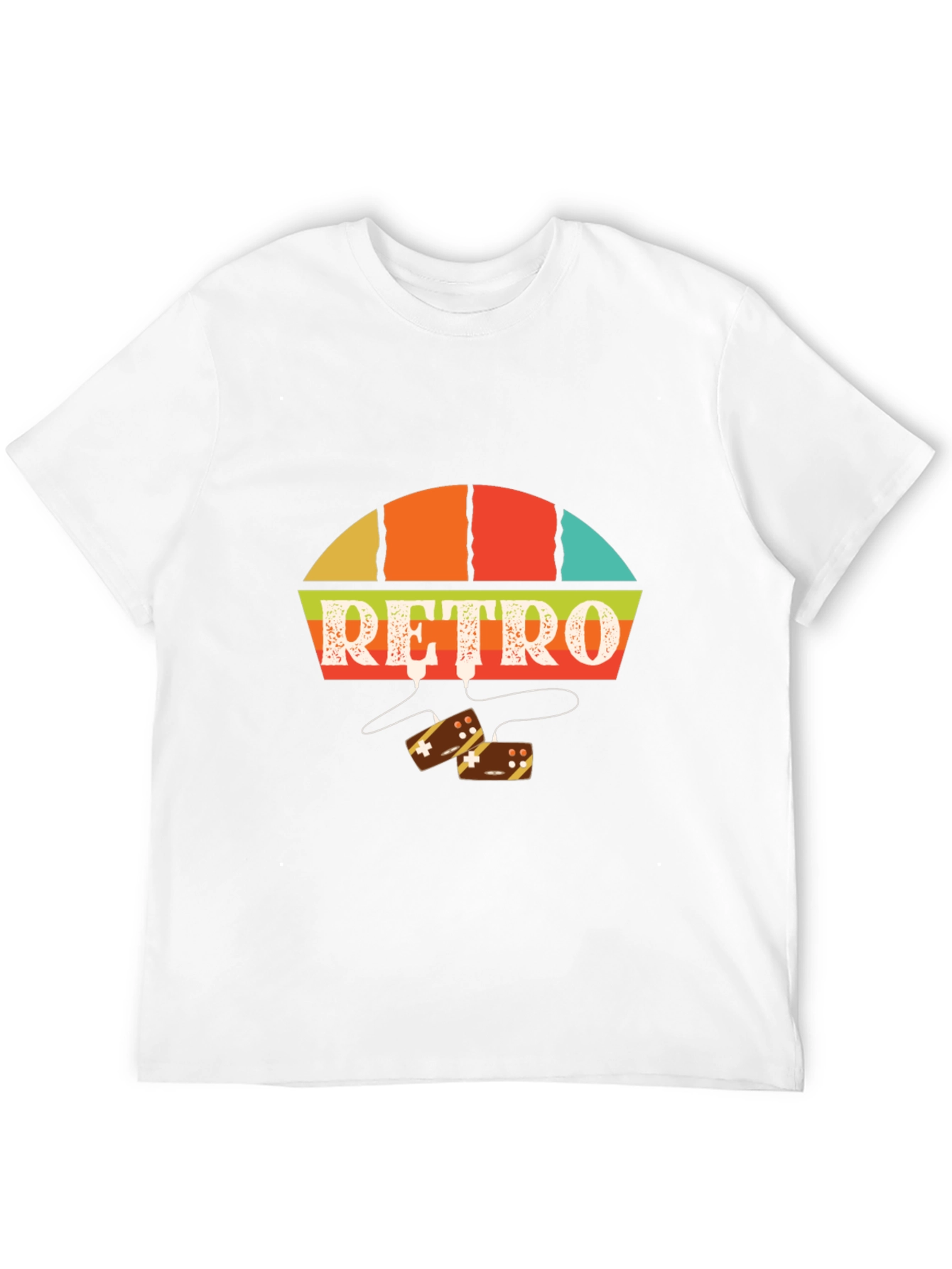 Retro Game On Black Graphic Tee