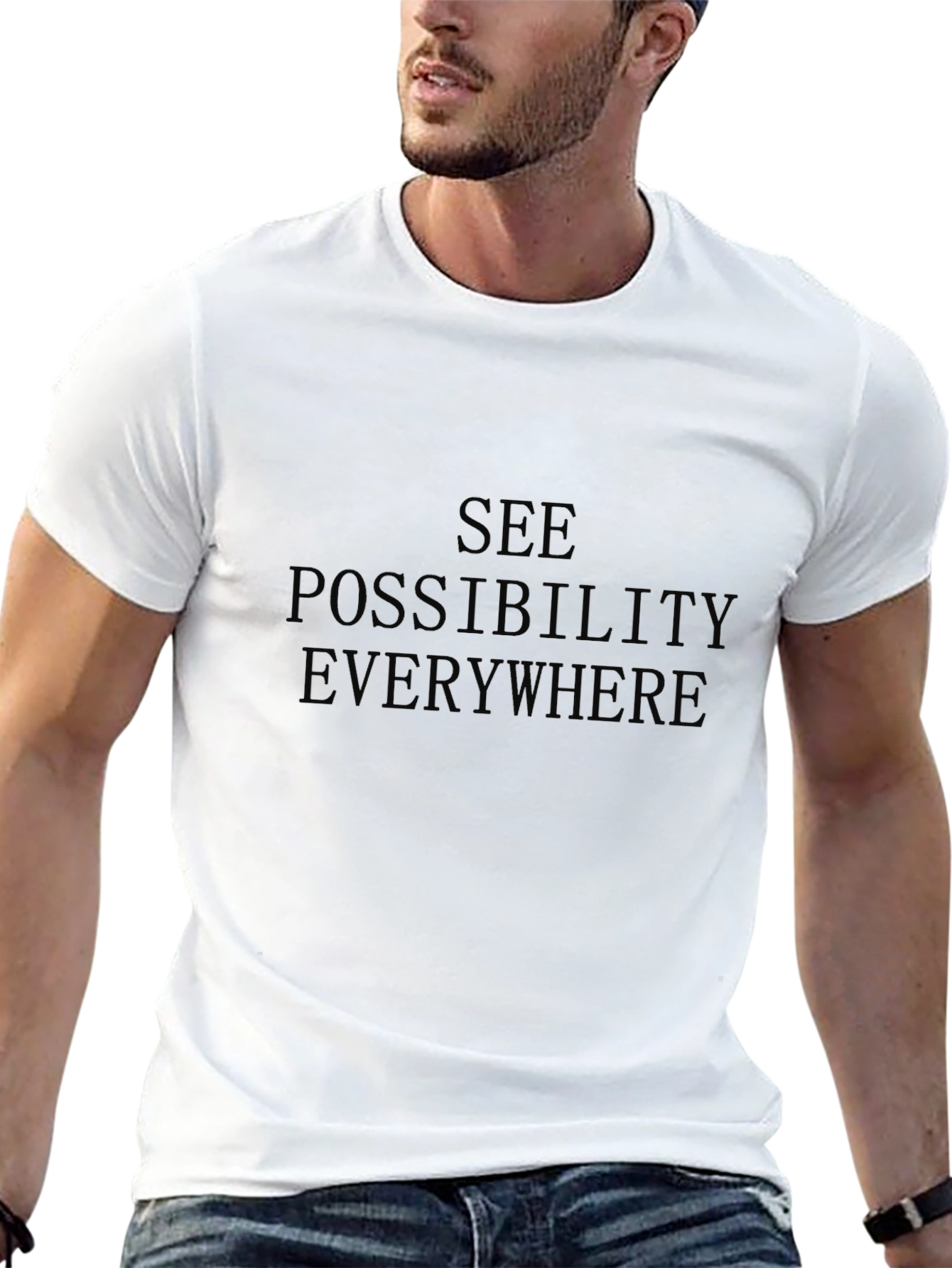 See Possibility Everywhere Black T-Shirt