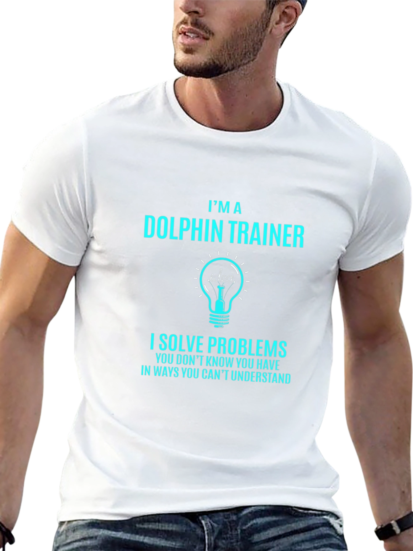 Im a Dolphin Trainer T-Shirt - Problem Solver Tee