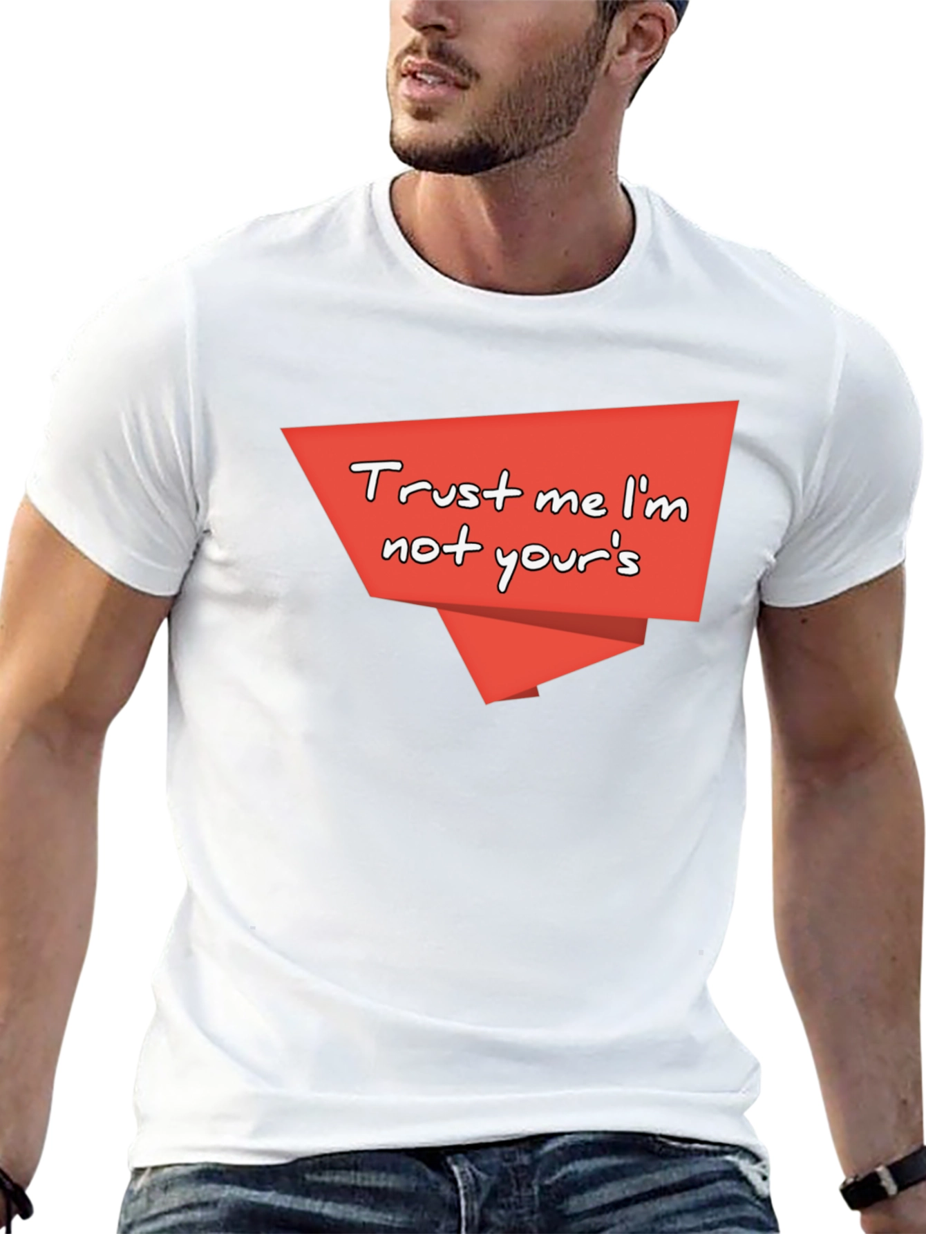 Trust Me Graphic Tee - Quirky Black T-Shirt