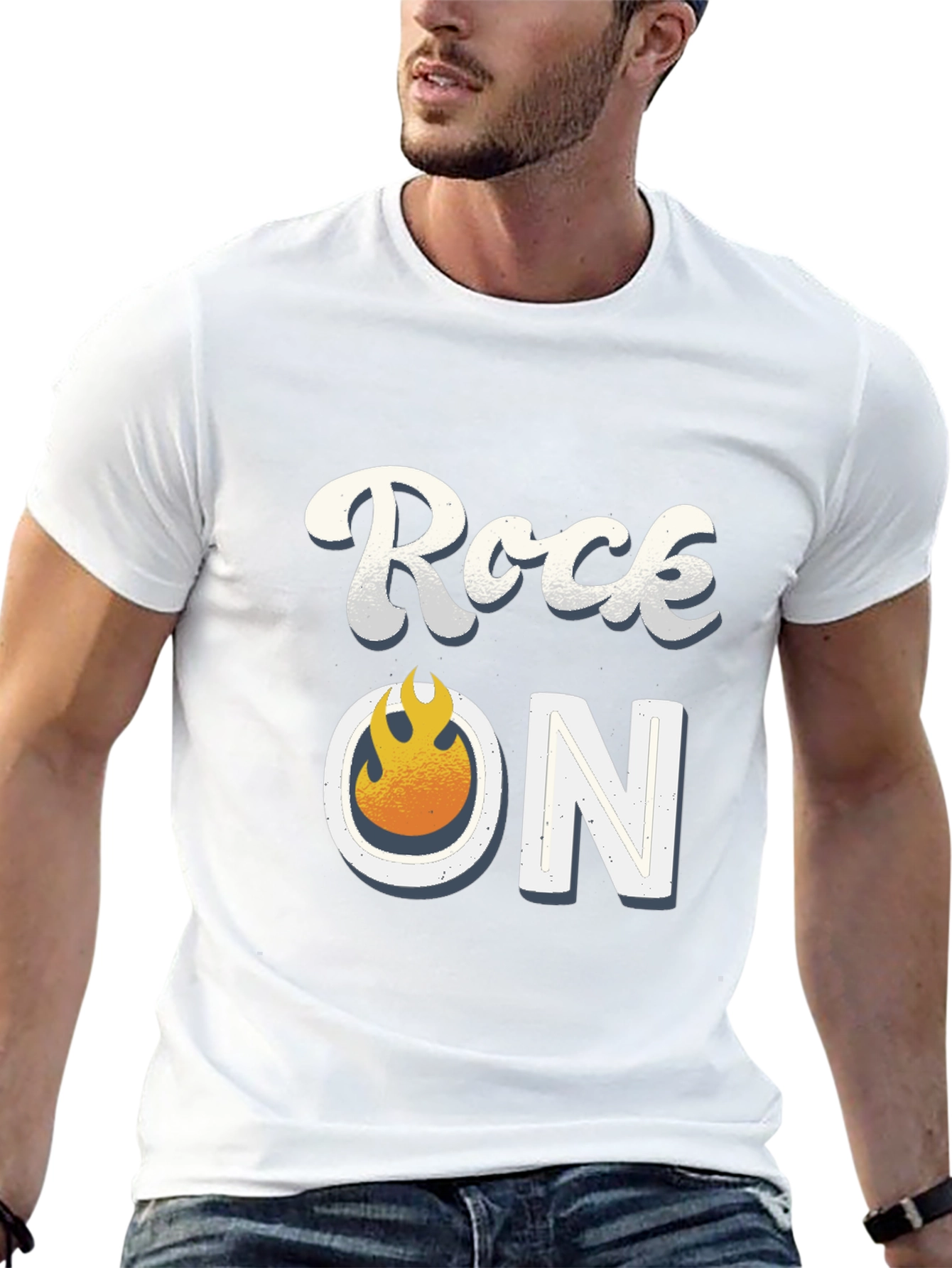 Rock On Graphic Tee - Black T-Shirt