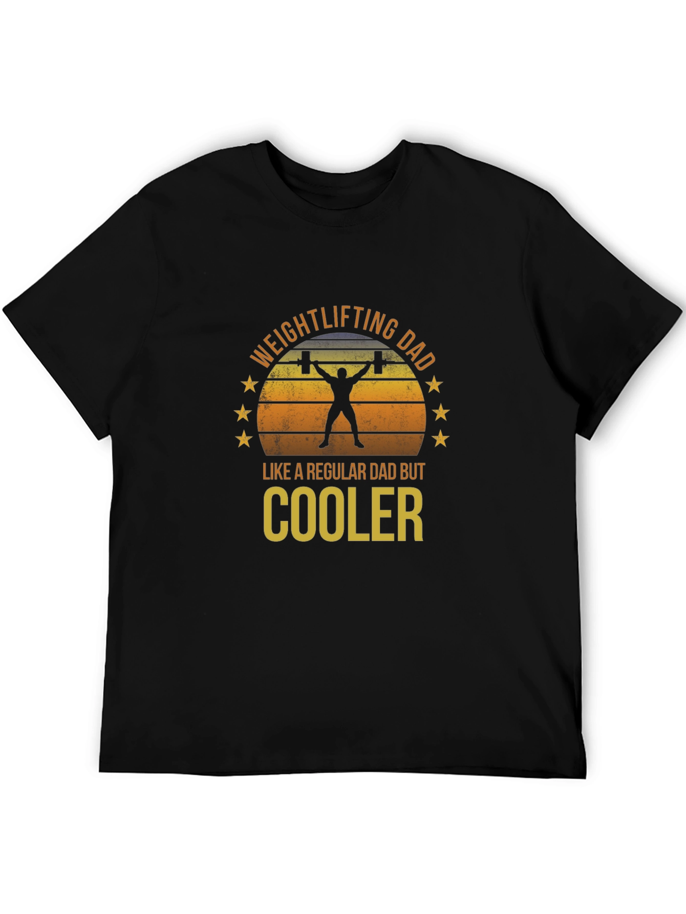 Weightlifting Dad T-Shirt - Cool Dad Tee