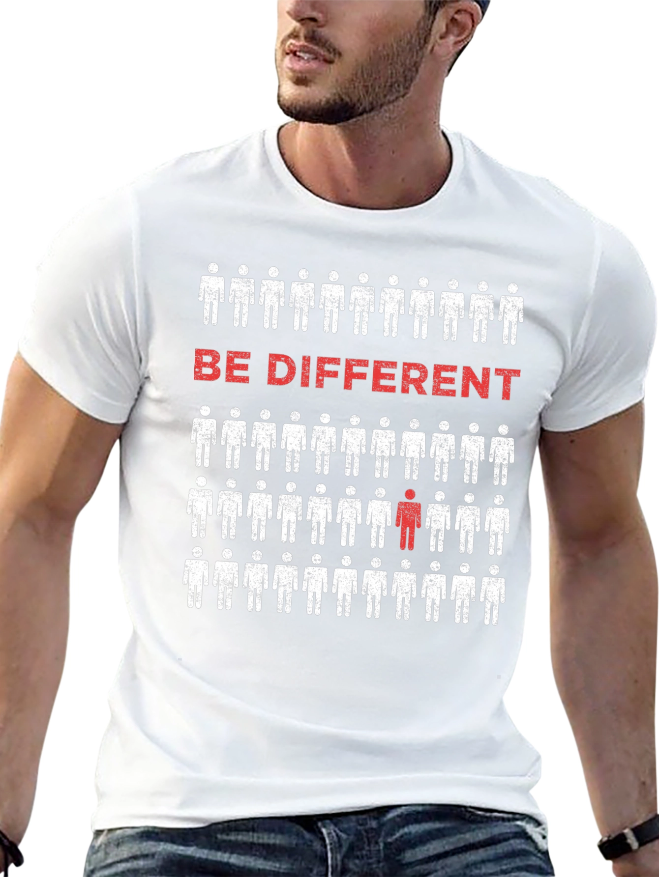 Be Different T-Shirt - Unique Graphic Tee