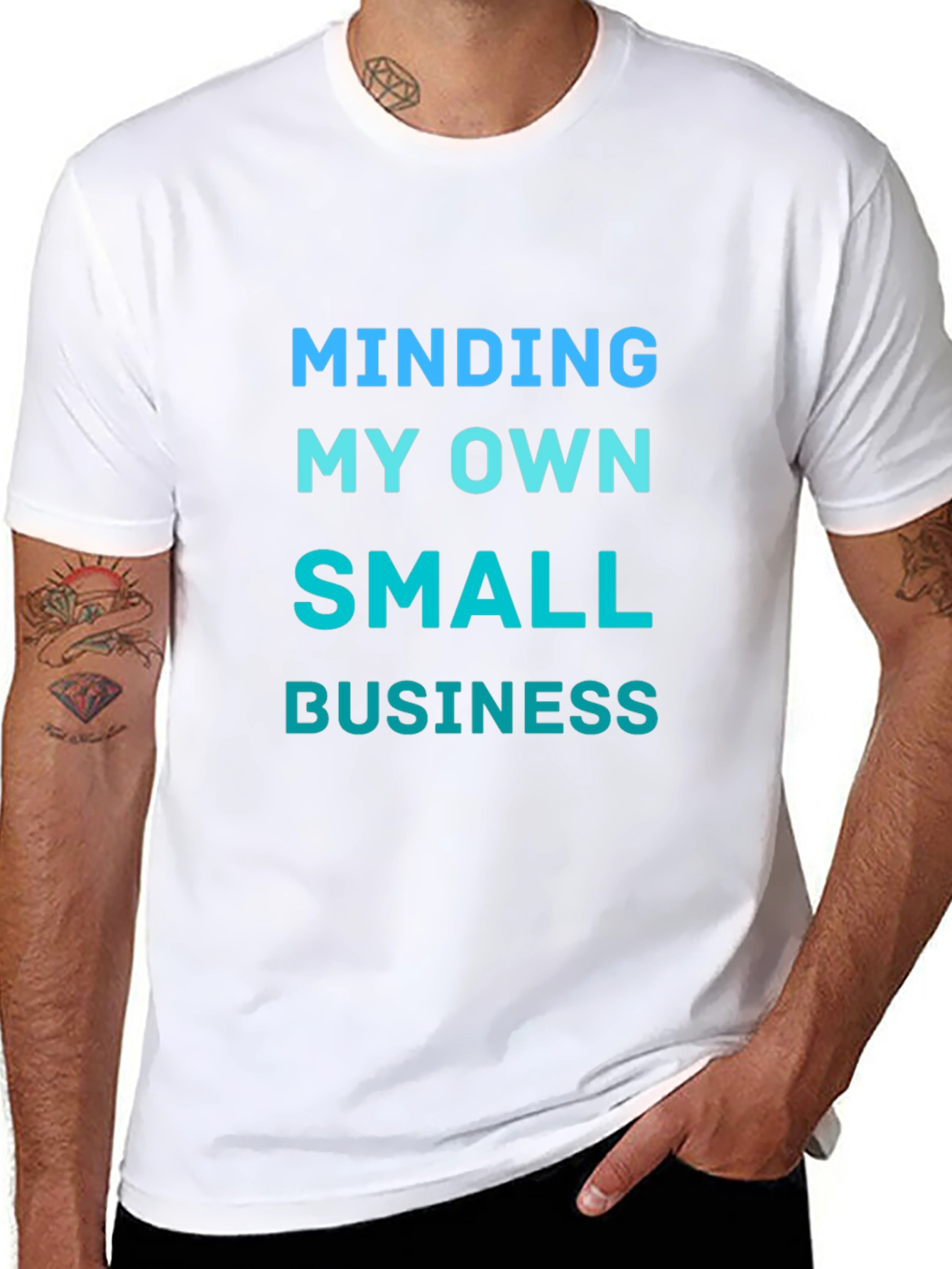 Minding My Own Small Business Graphic Tee