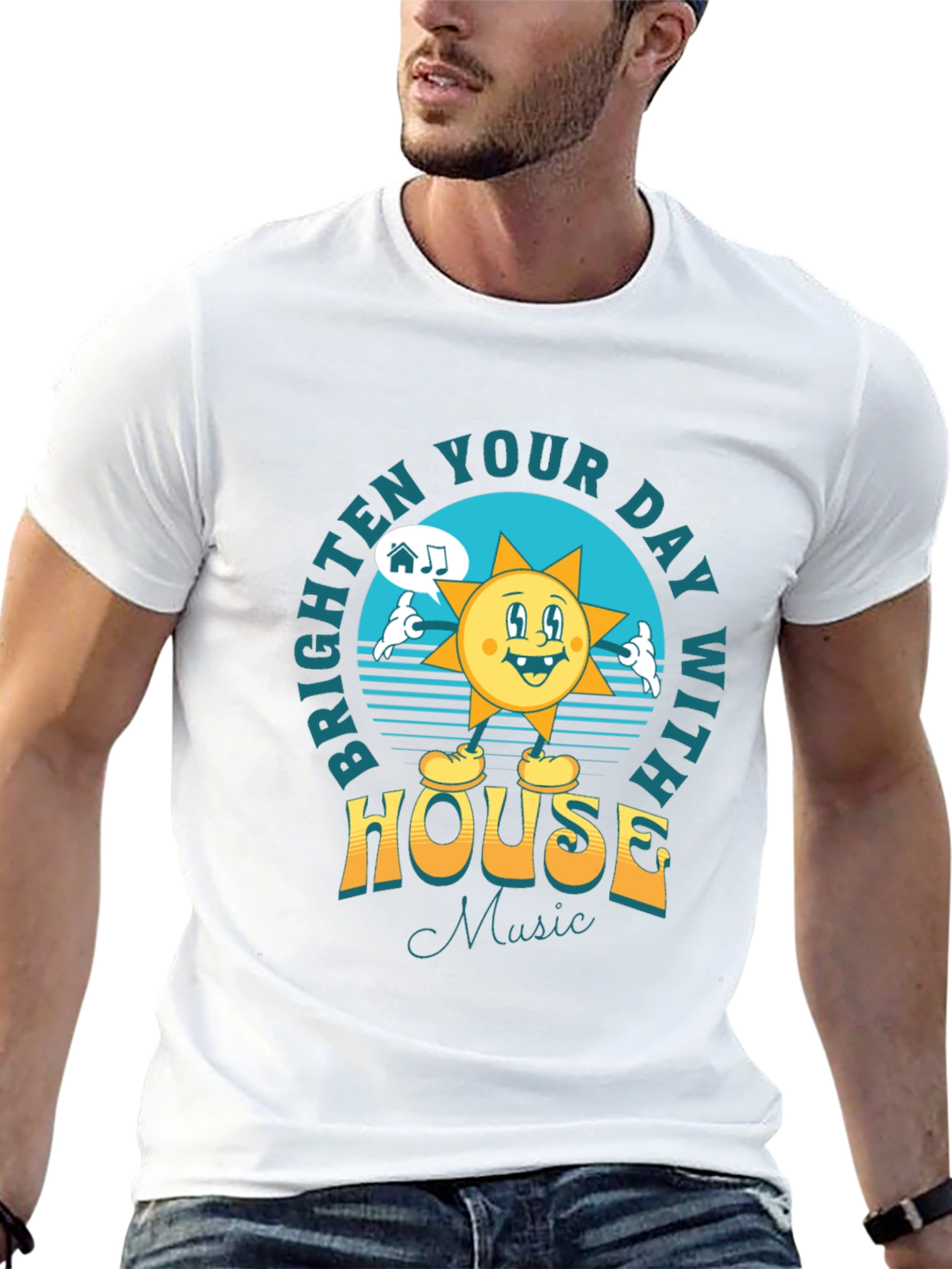 Brighten Your Day House Music T-Shirt
