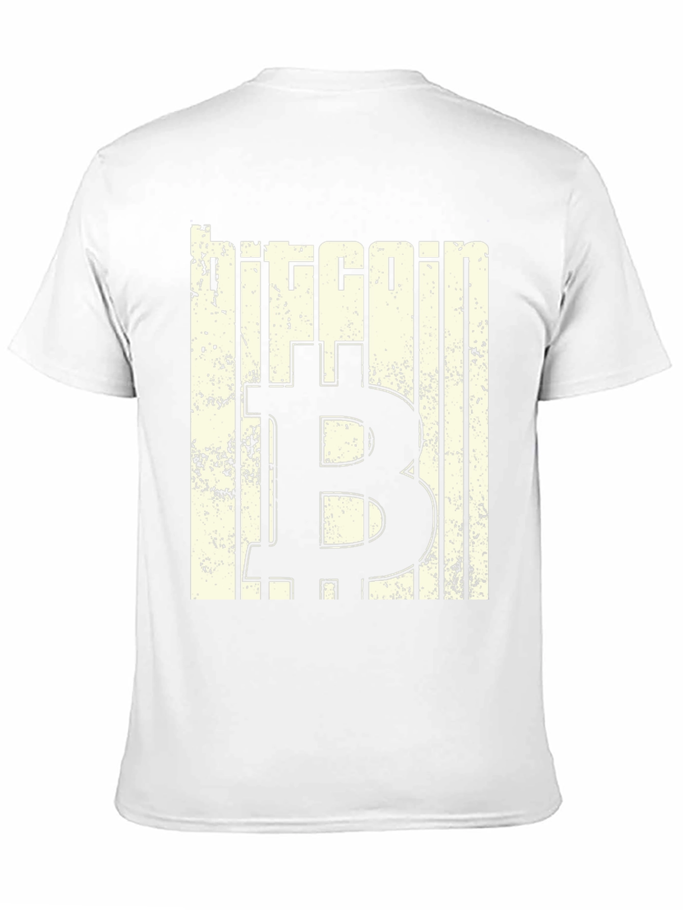 Bitcoin Graphic Print Black T-Shirt