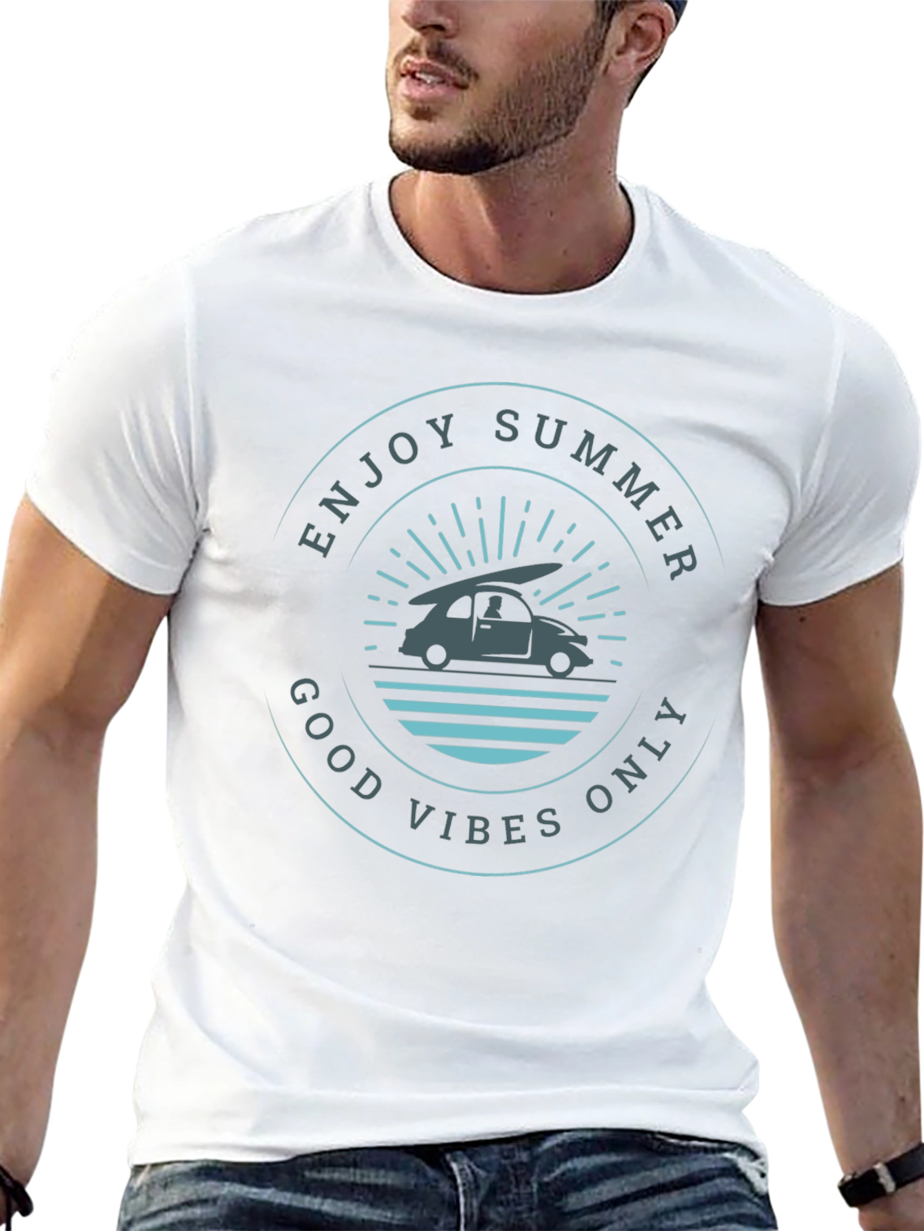 Enjoy Summer Good Vibes Only T-Shirt