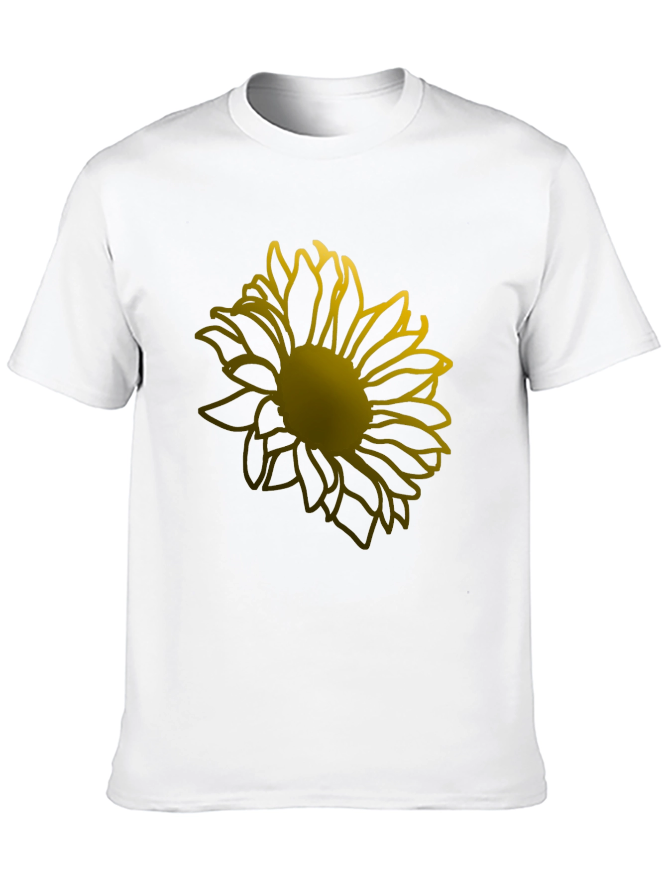 Sunflower Graphic Tee - Stylish Black T-Shirt