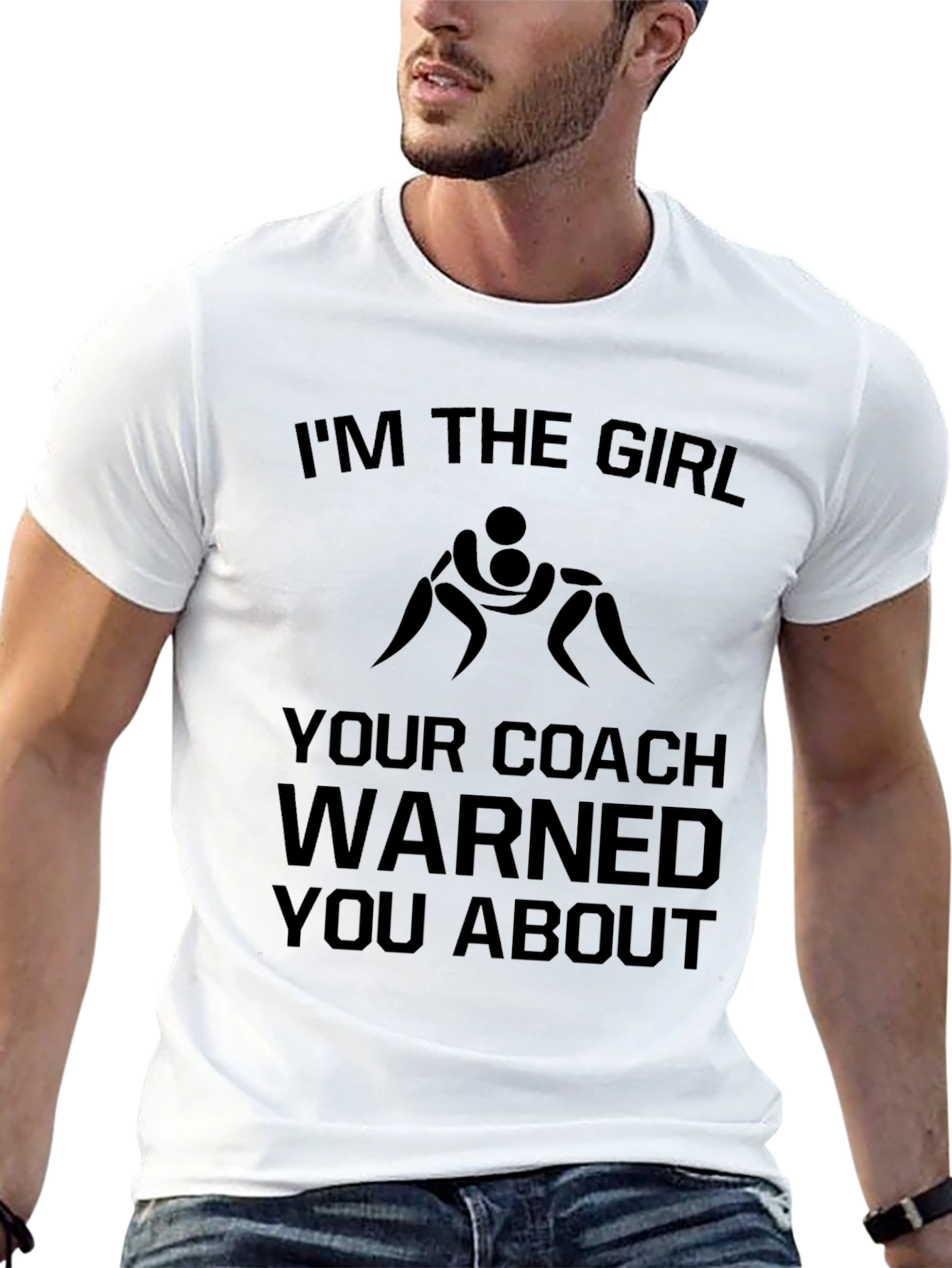 Wrestling Girl T-Shirt - Coach Warned You About!