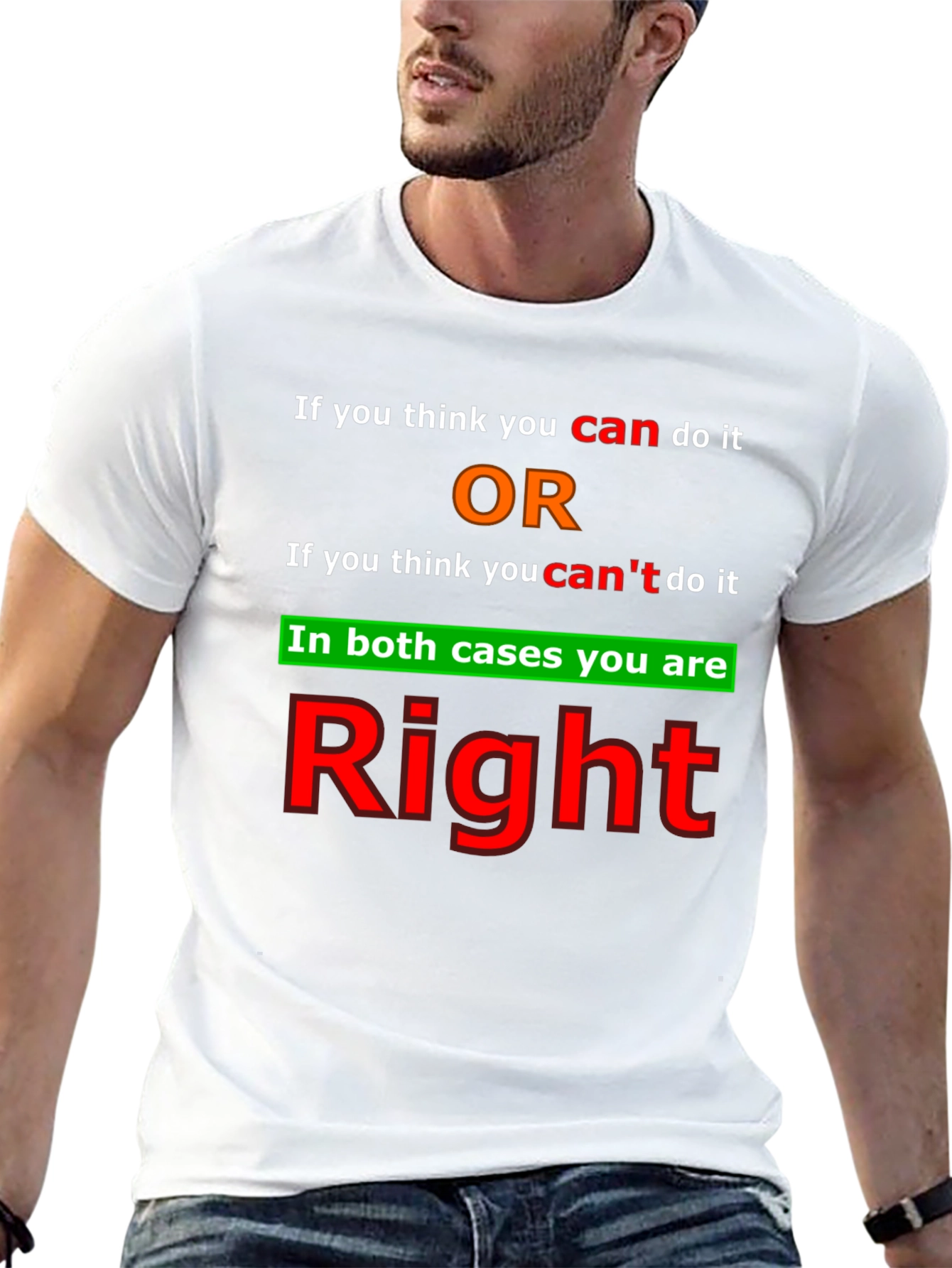 Motivational T-Shirt - Positive Thinking
