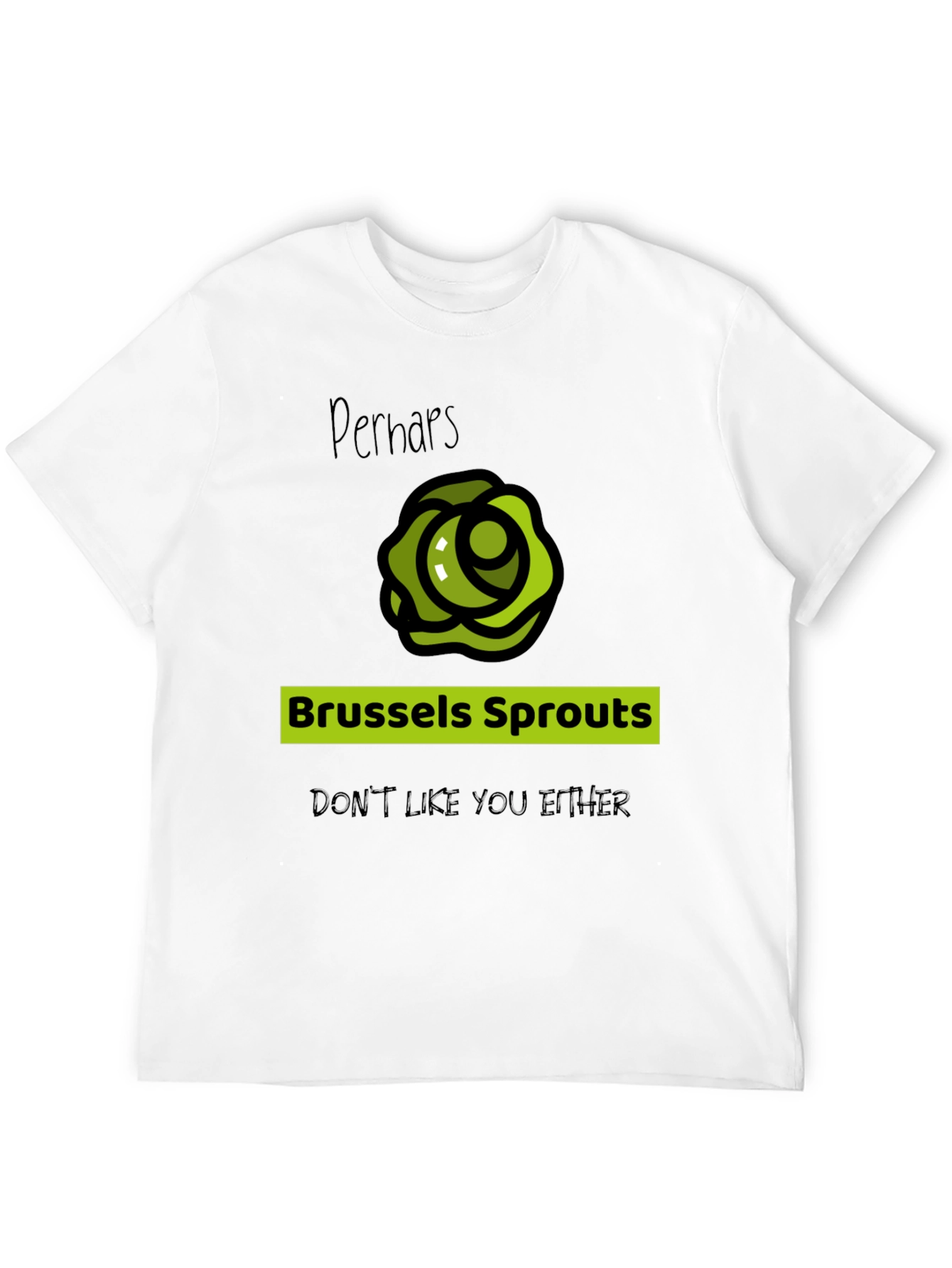 Brussels Sprouts Graphic Tee - Humorous Vegetable Shirt