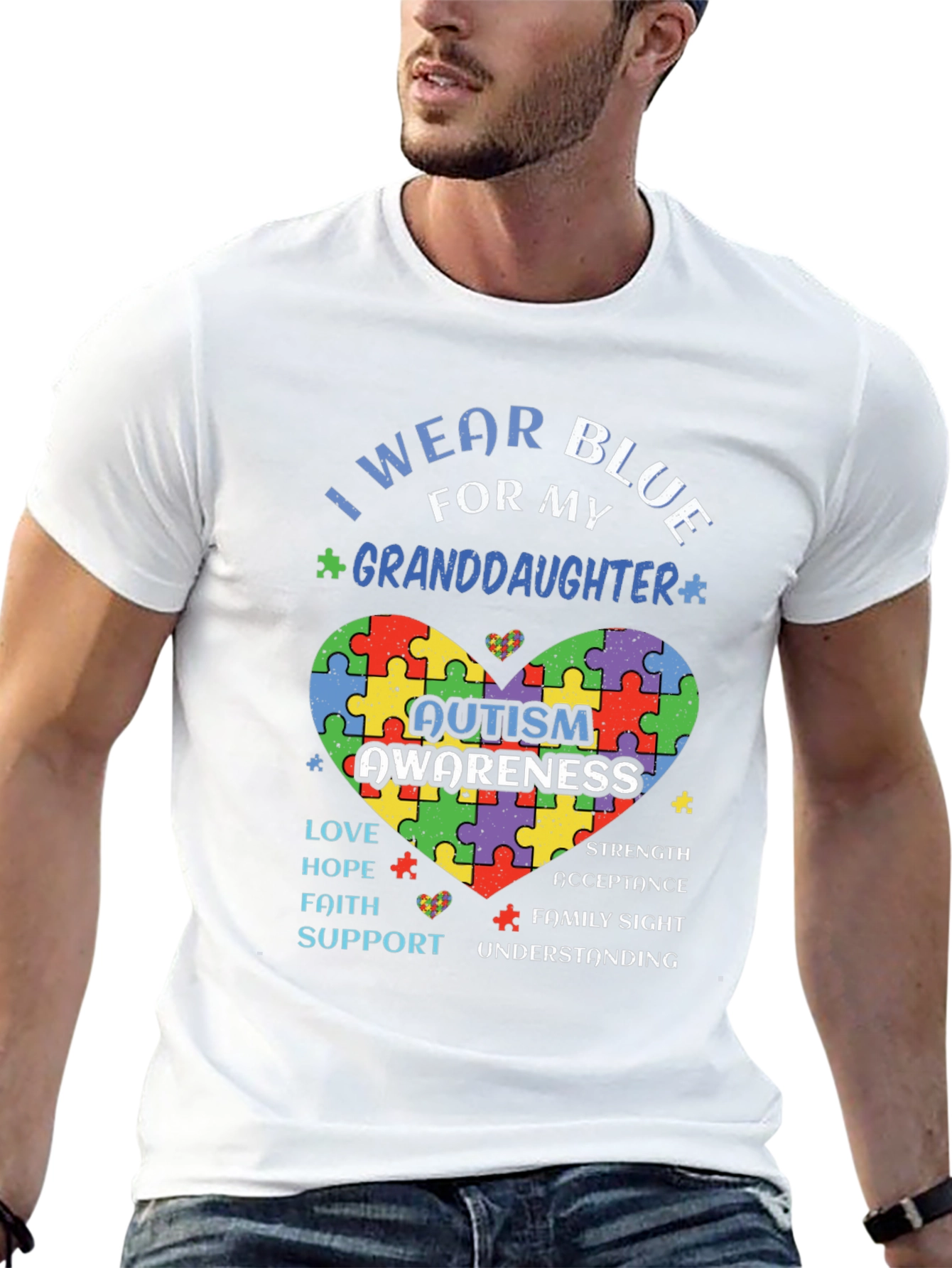 Autism Awareness Granddaughter T-Shirt