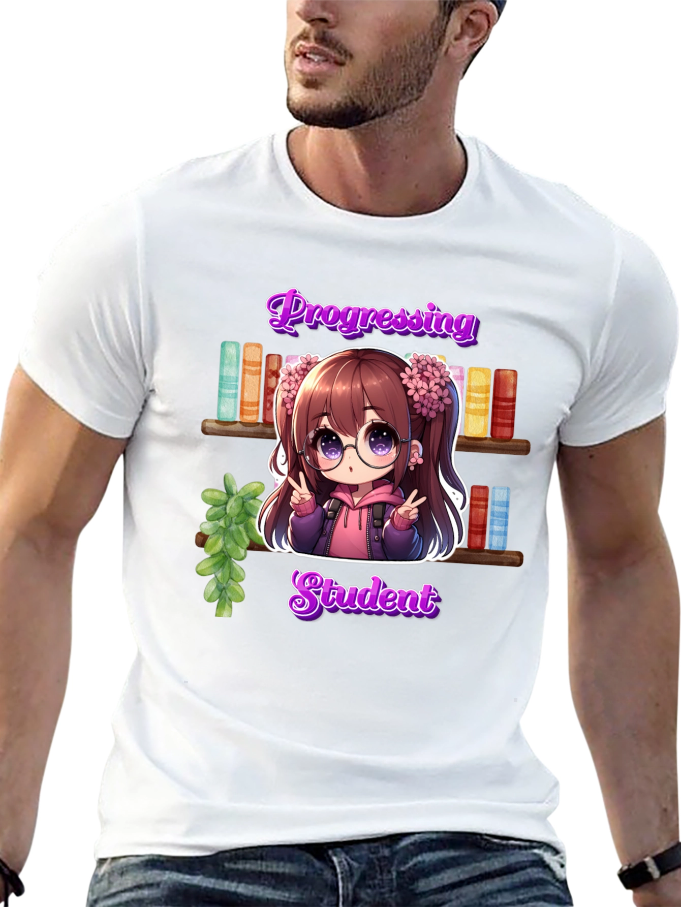 Progressing Student Anime T-Shirt